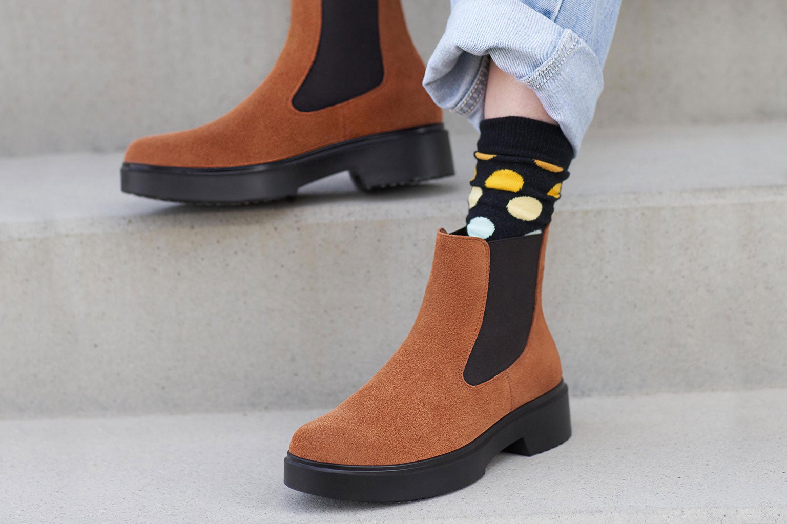 legero MYSTIC Damen Stiefelette mit Reißverschluss - Material: Veloursleder