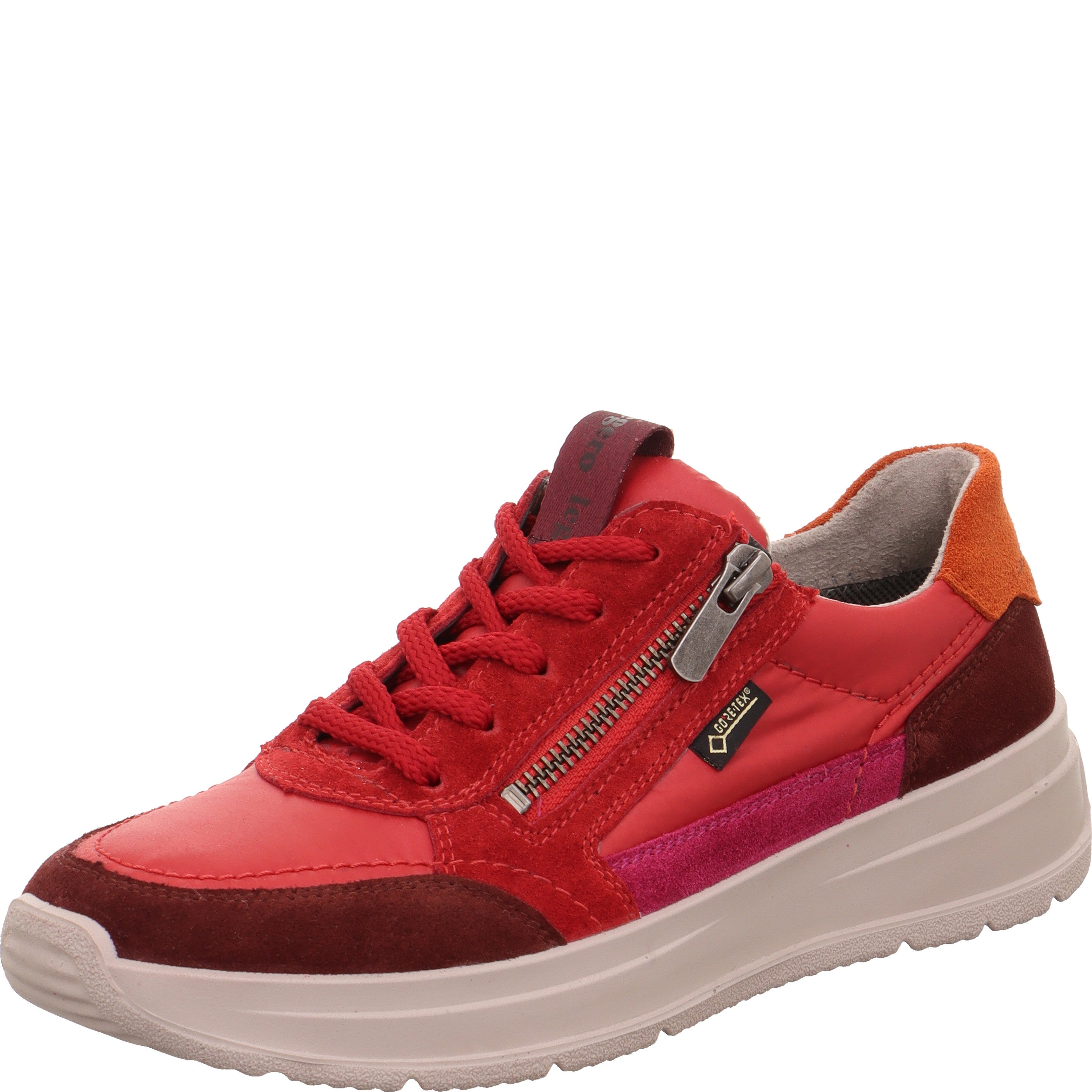 Legero SPRINTER Damen Sneaker low - Material: Leder/Textil in Rot
