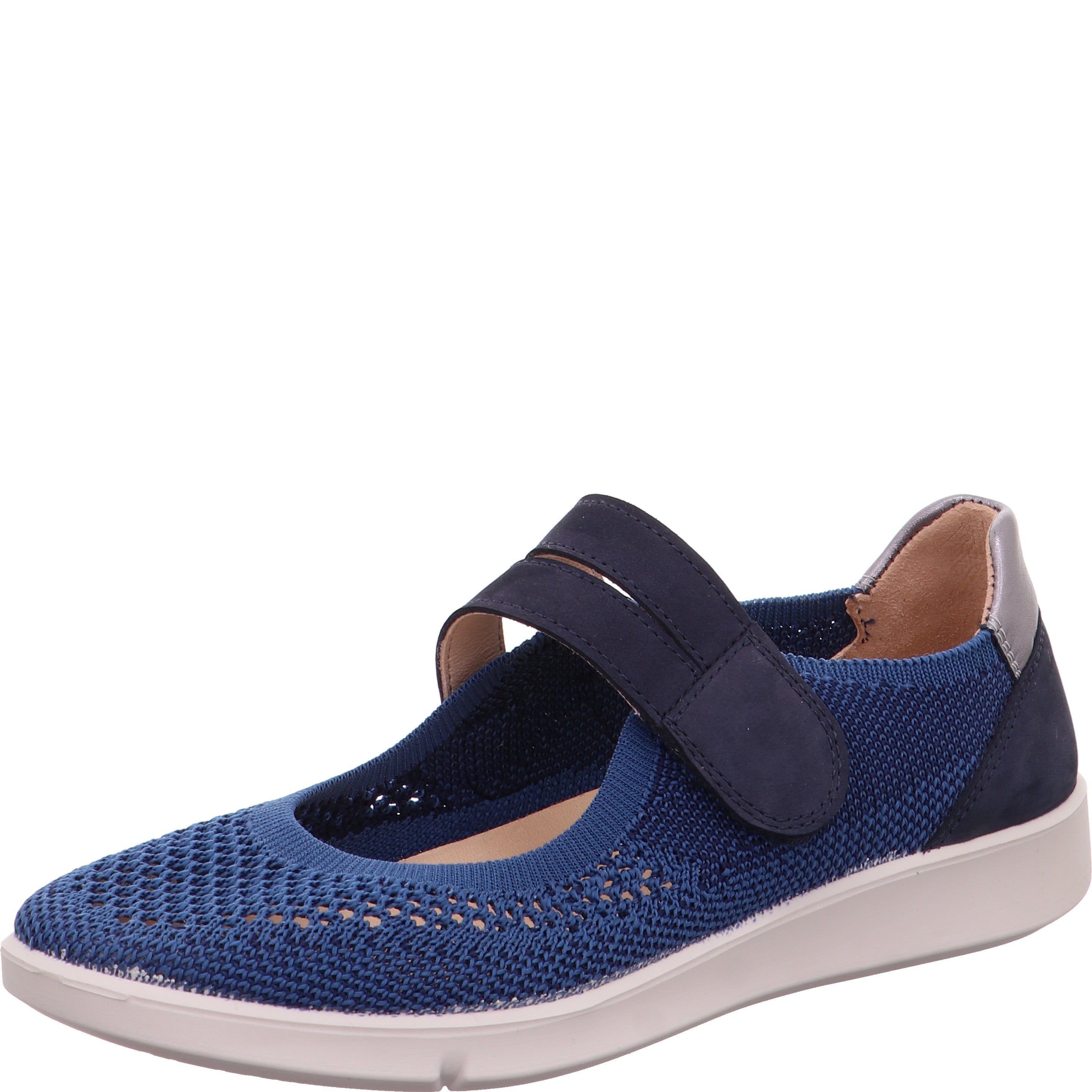 Legero LUCCA Damen Ballerina - Material: Leder/Textil in Blau