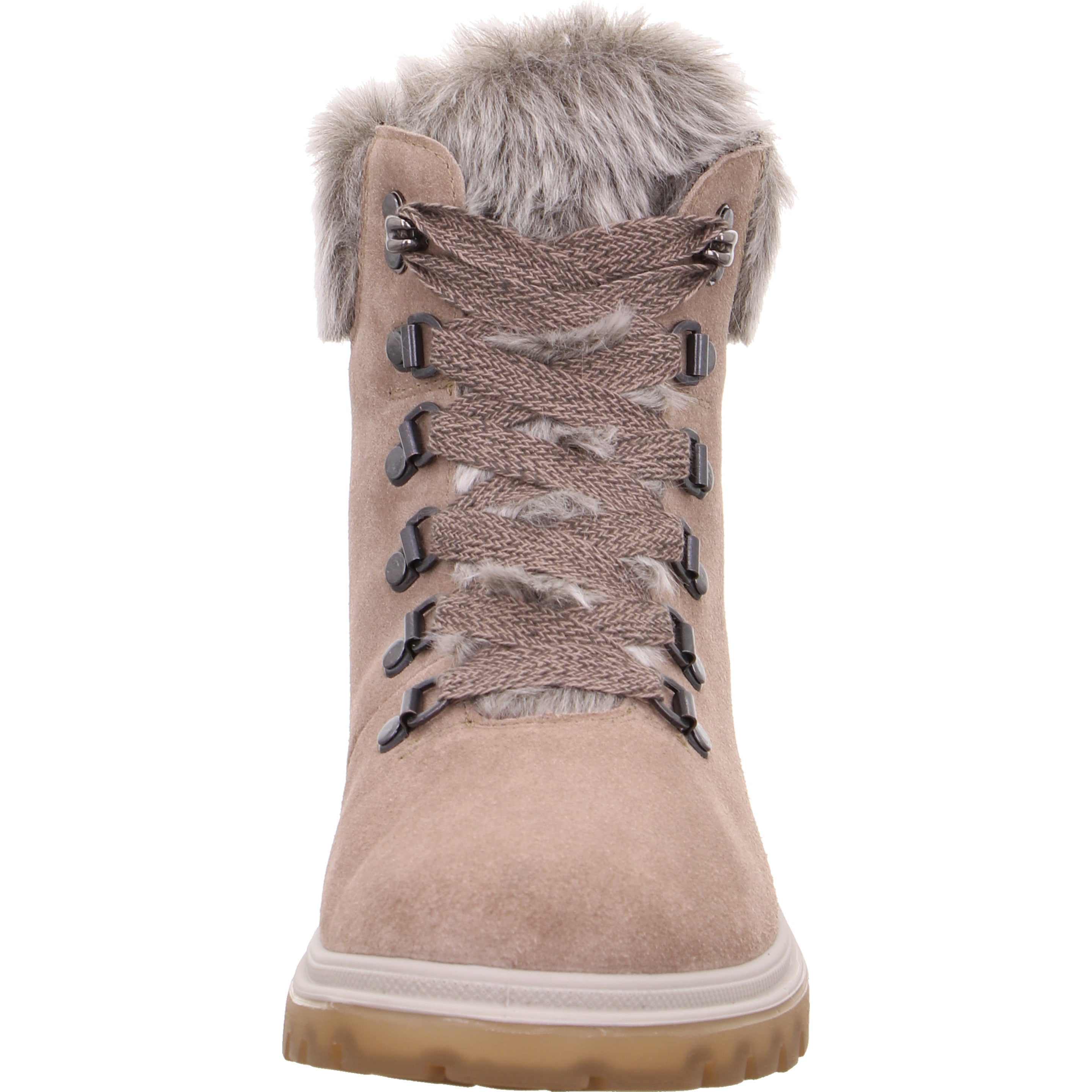 Legero MONTA Damen Schnürboots - Material: Leder in Beige