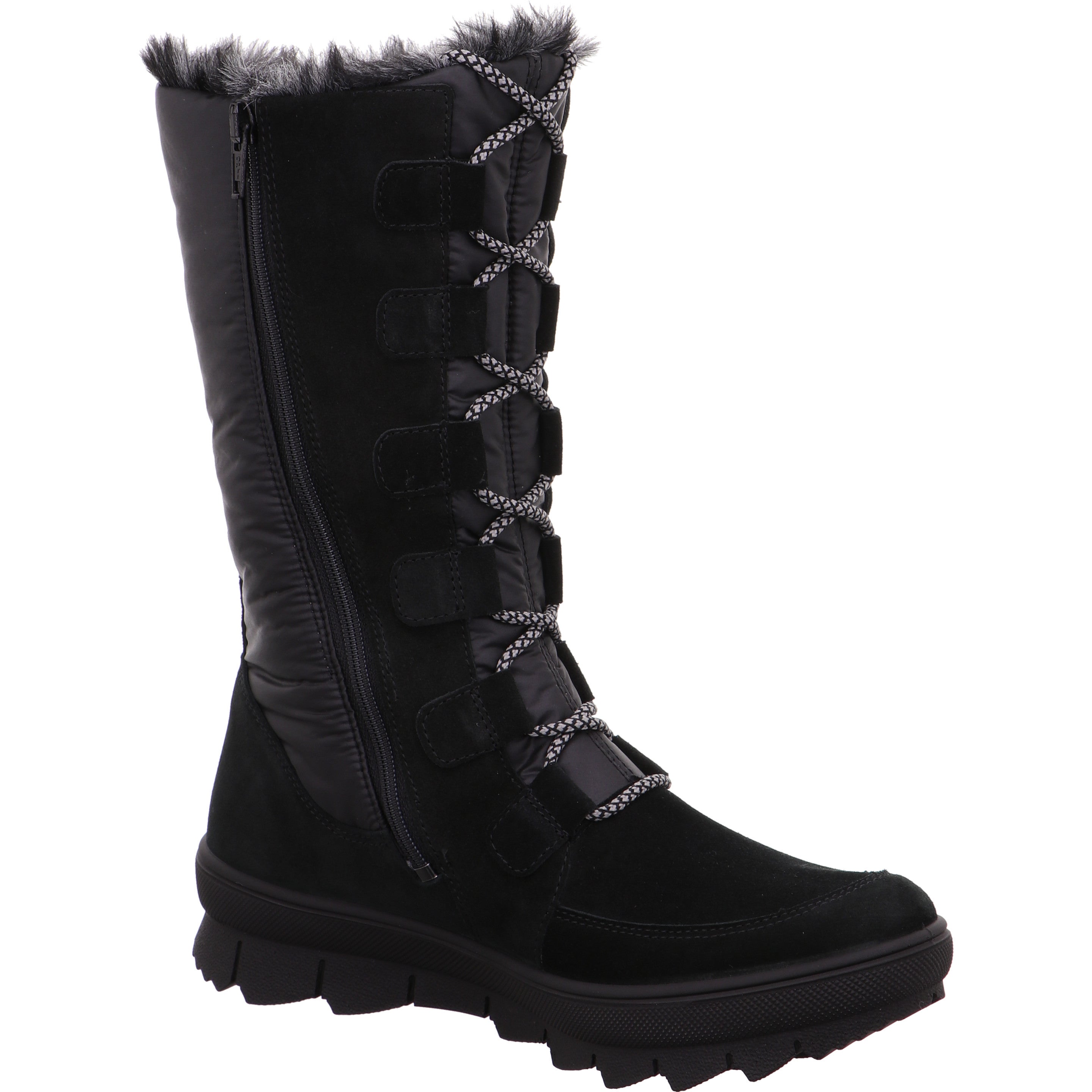 Legero NOVARA Damen Stiefel - Material: Leder/Textil in Schwarz