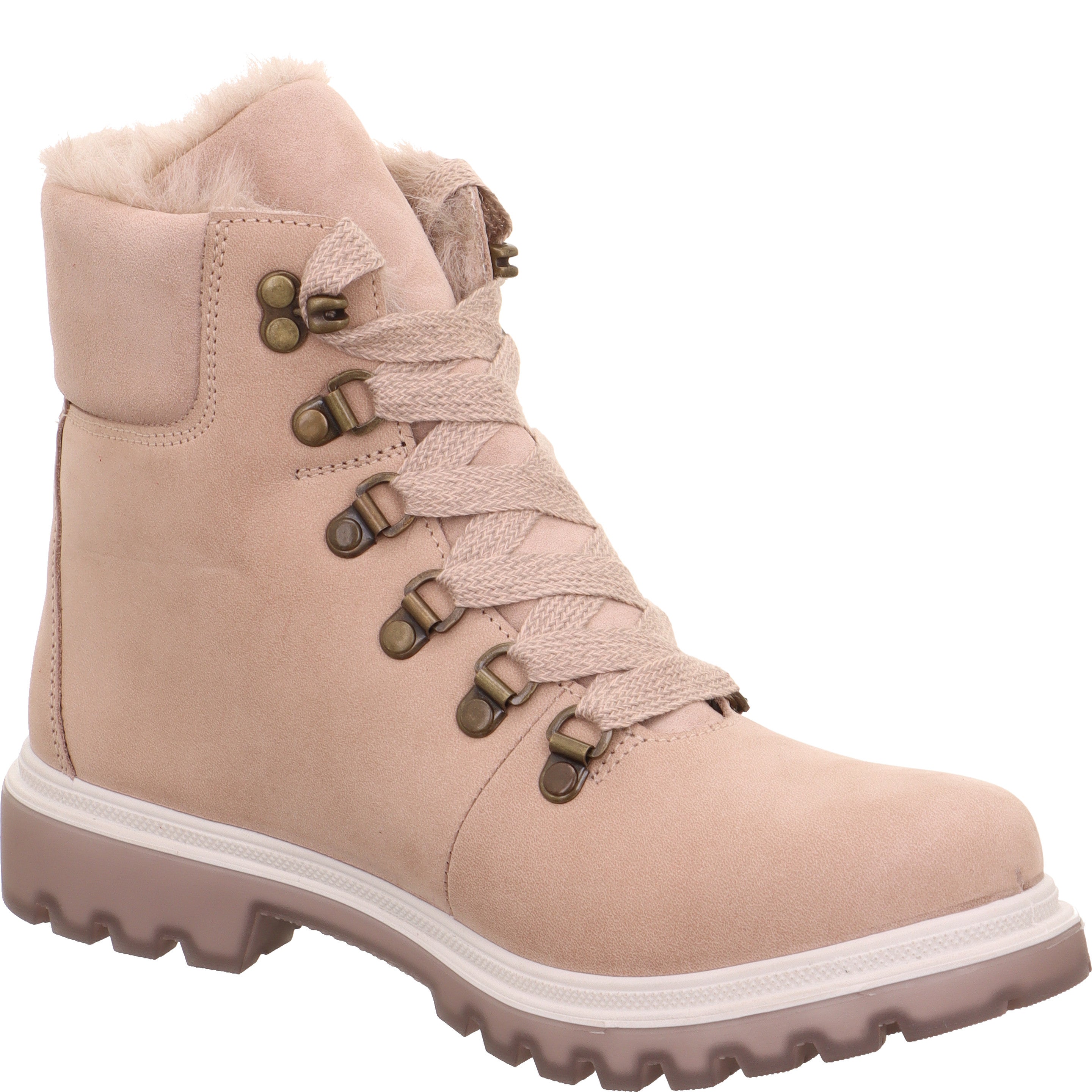 Legero MONTA Damen Schnürboots - Material: Leder in Rosa