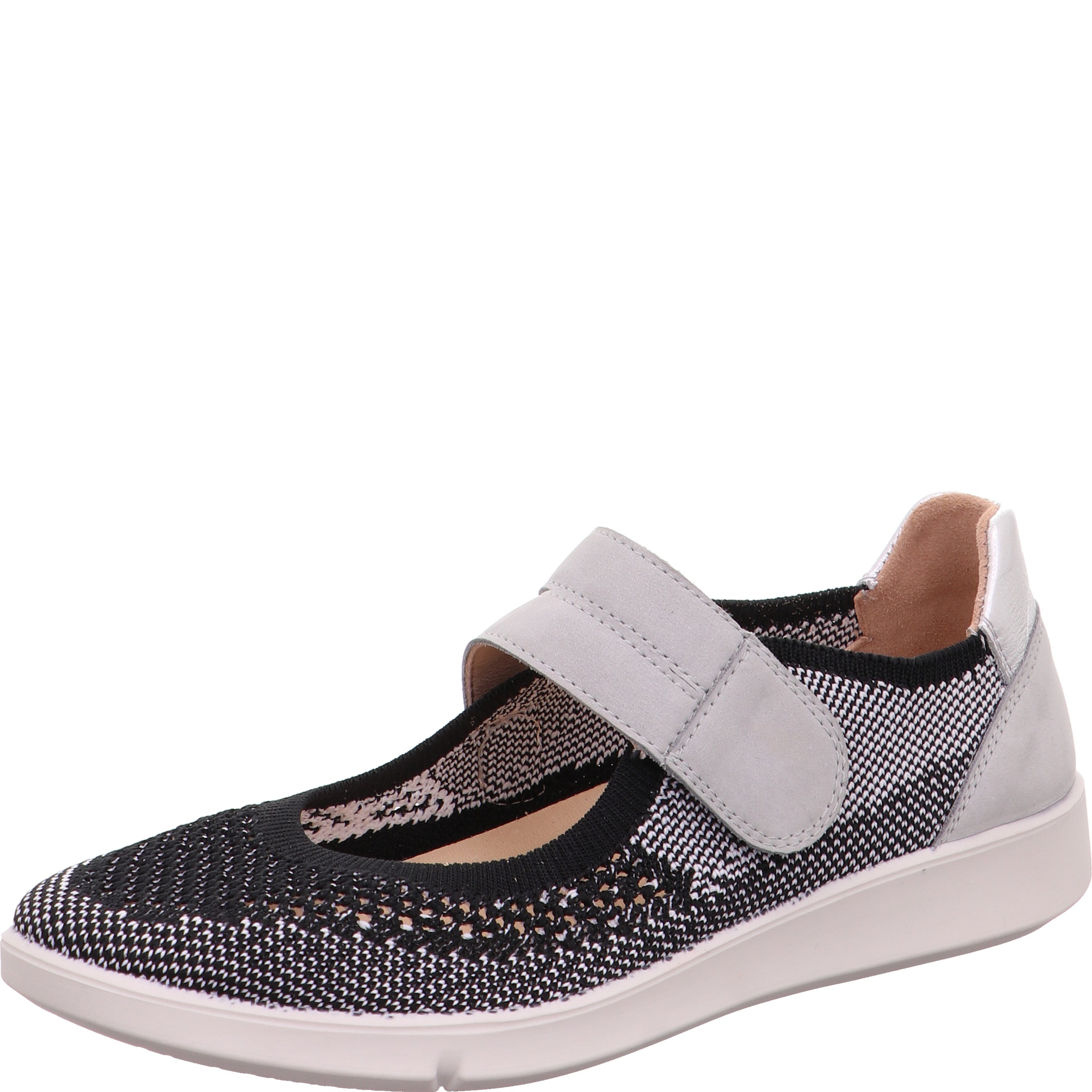 Legero LUCCA Damen Ballerina - Material: Leder/Textil in Grau