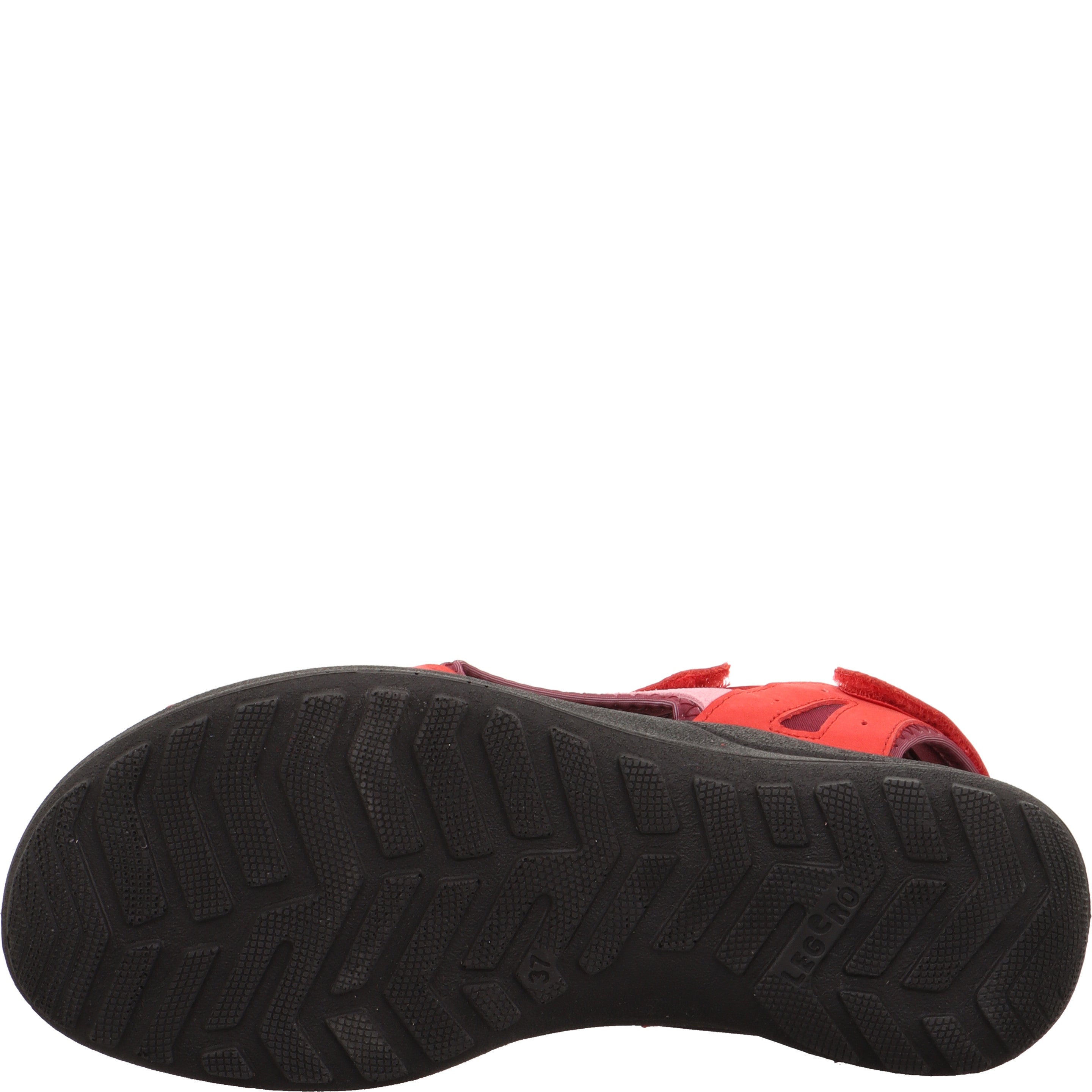 Legero SIRIS Damen Sandale - Material: Leder in Rot