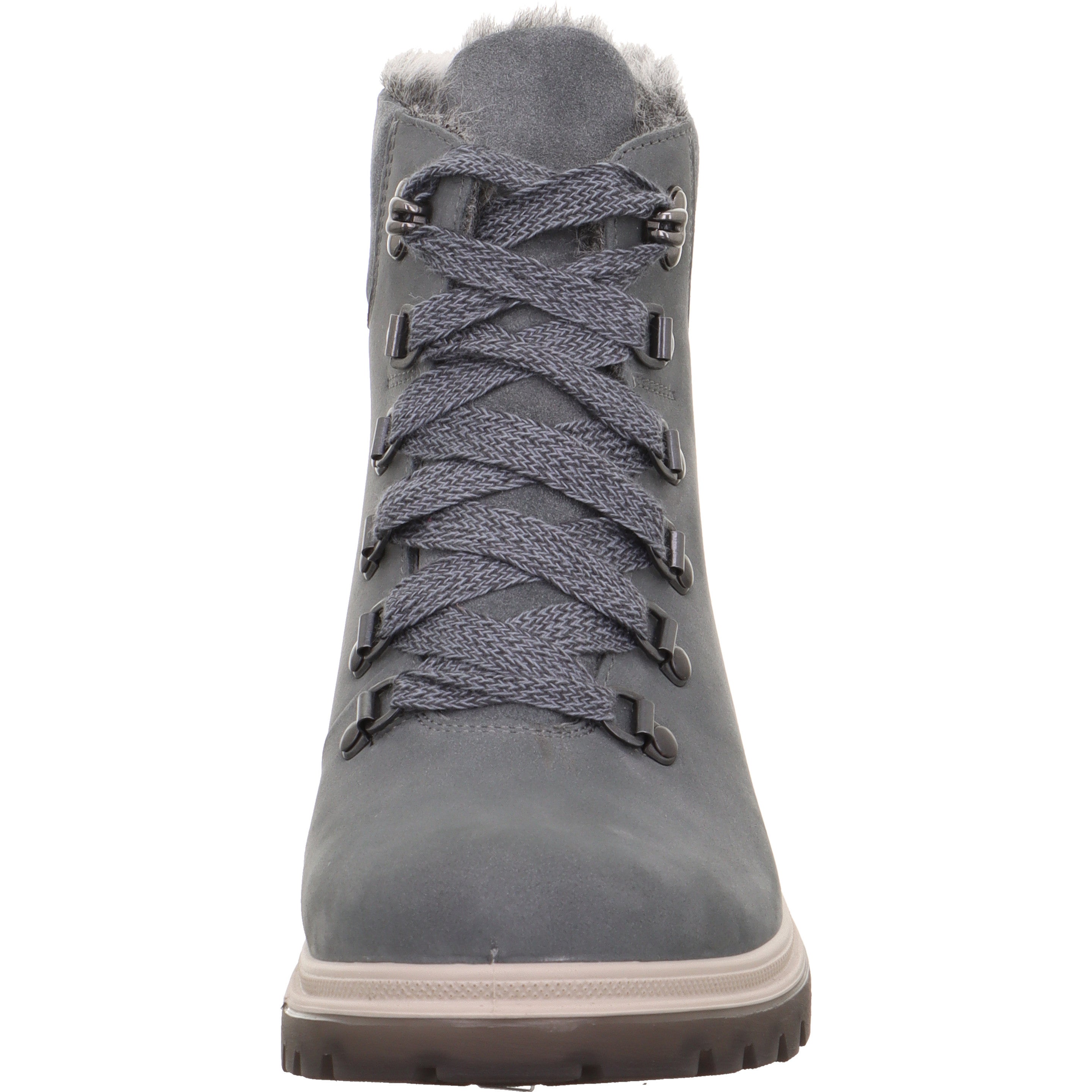 Legero MONTA Damen Schnürboots - Material: Leder in Grau