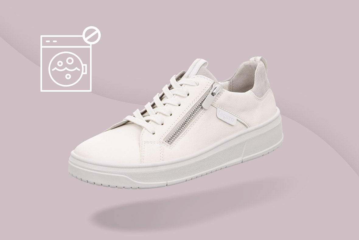 Reinigung und Pflege - No-Go: Schuhe in die Waschmaschine