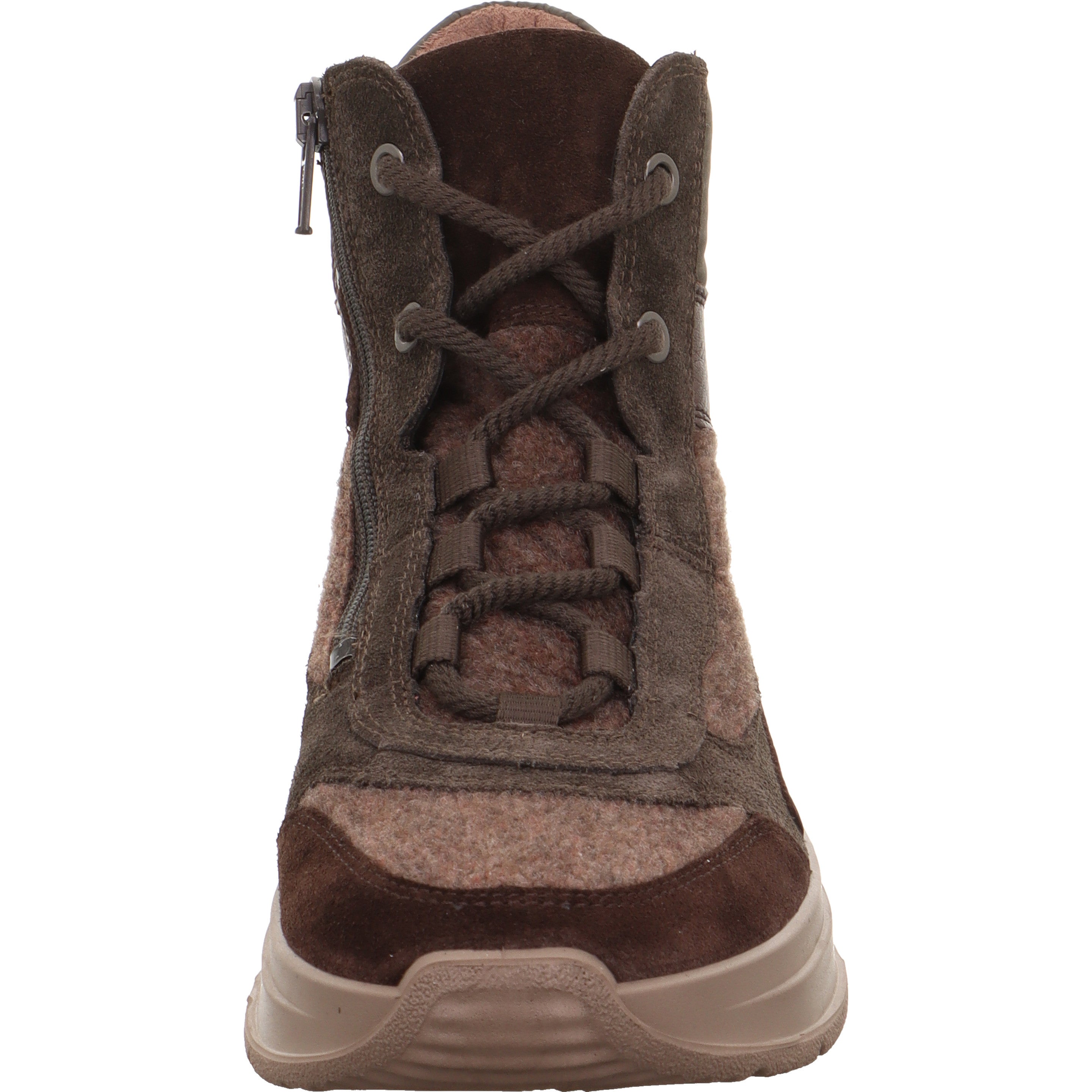 Legero SPRINTER Damen Sneaker high - Material: Leder/Textil in Braun