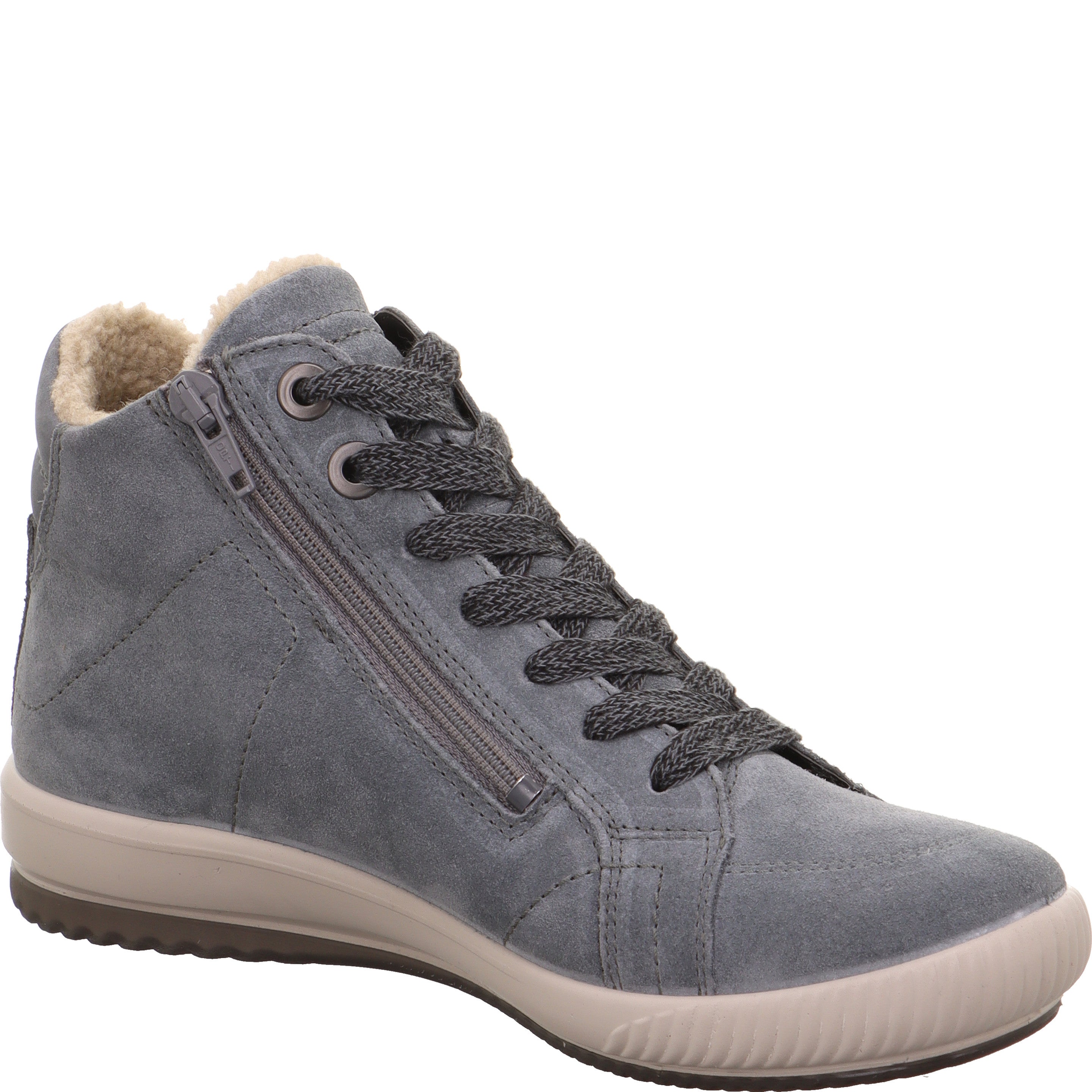 Legero TANARO 5.0 Damen Sneaker high - Material: Leder in Grau