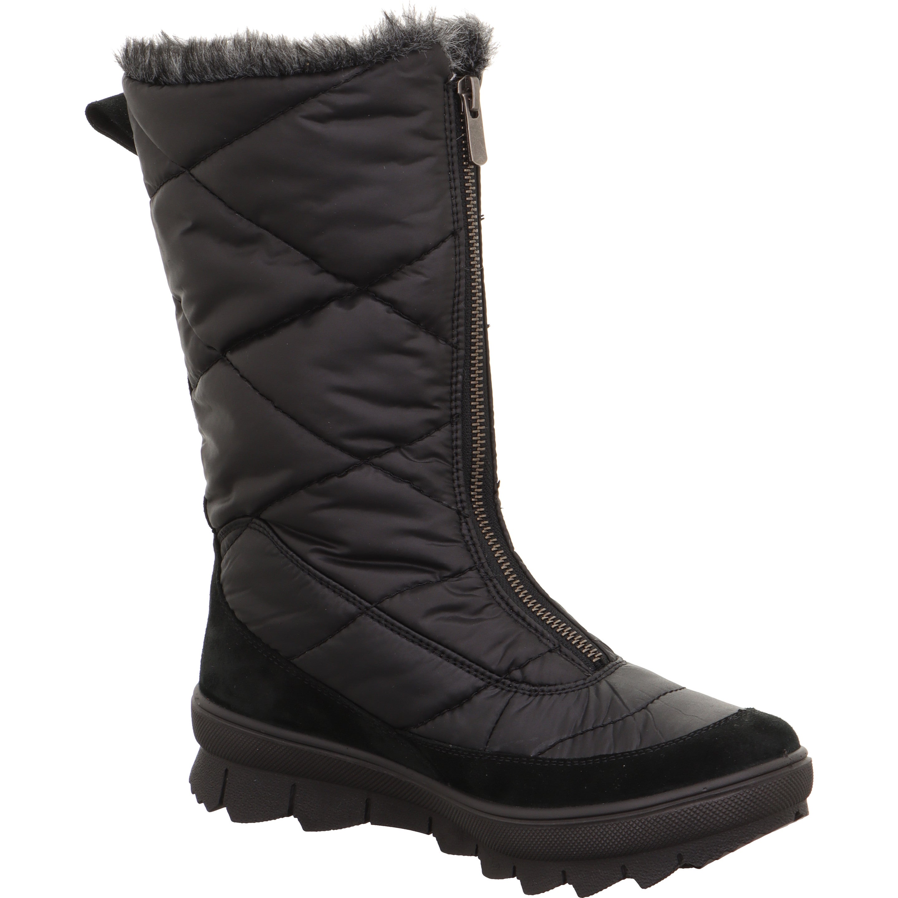 Legero NOVARA Damen Stiefel - Material: Leder/Textil in Schwarz