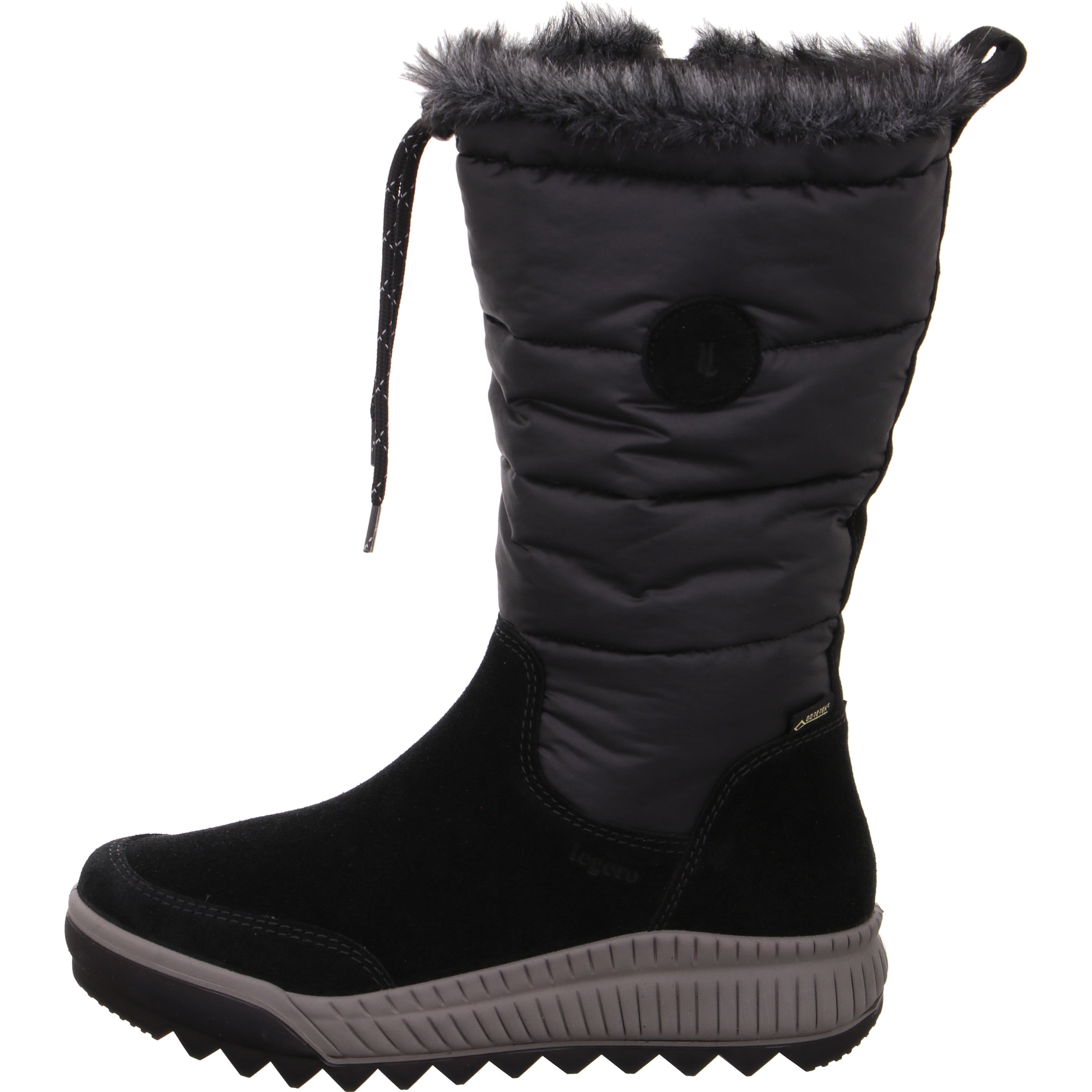 Legero TIRANO Damen Stiefel - Material: Leder/Textil in Schwarz