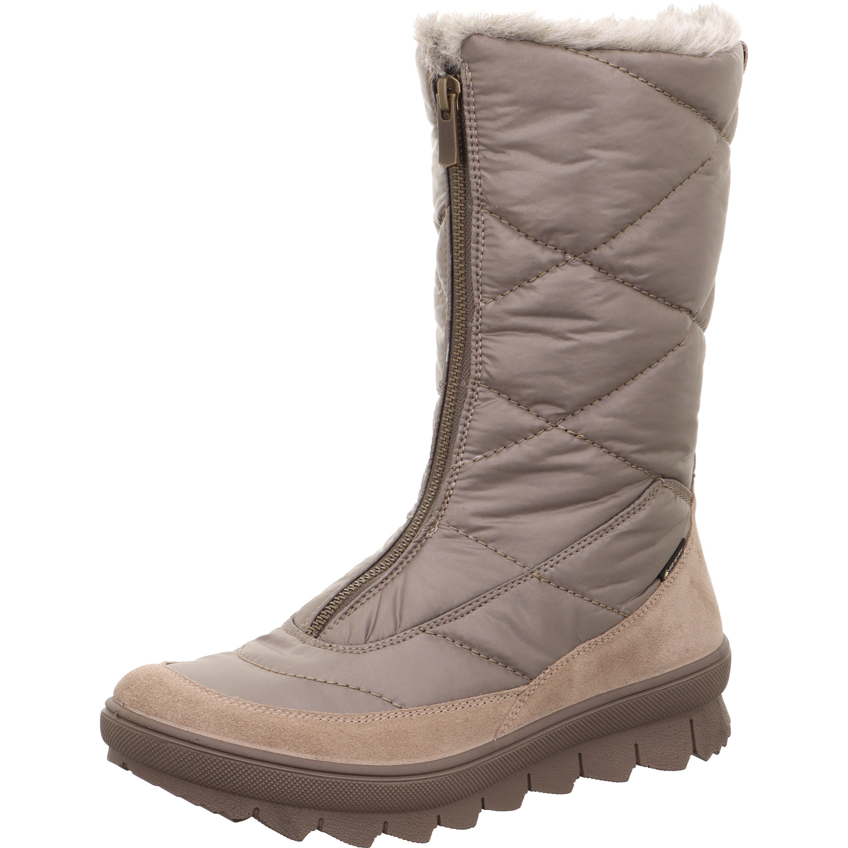 Legero NOVARA Damen Stiefel - Material: Leder/Textil in Beige