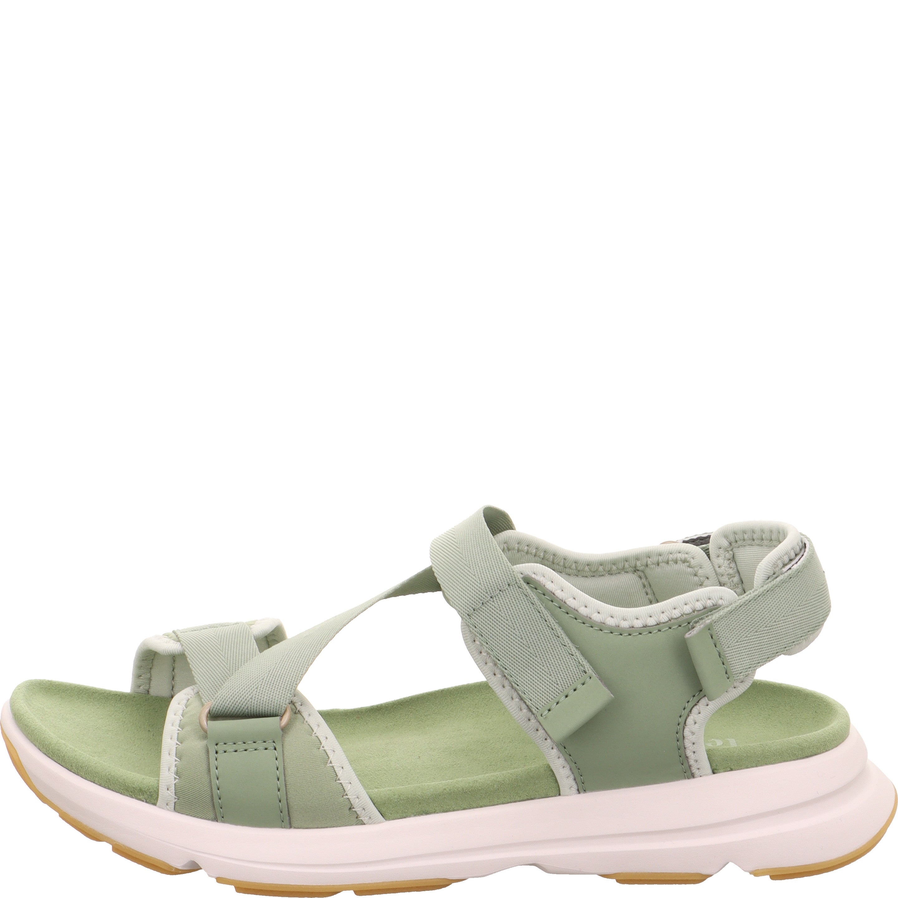 Legero LIBERTY Damen Sandale - Material: Textil/Sonstiges Material in Grün