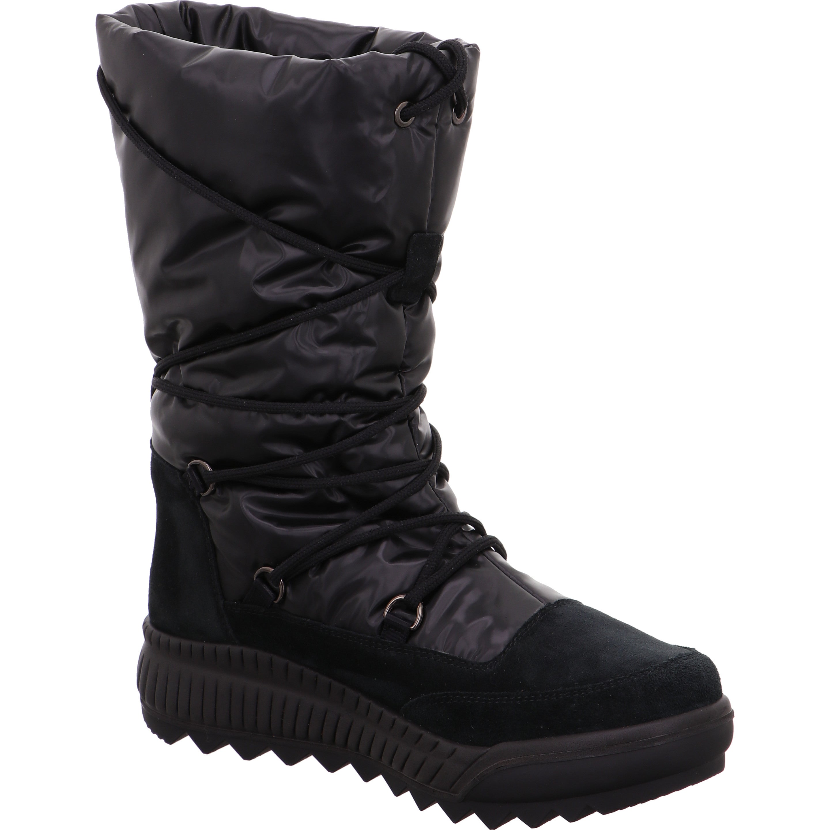 Legero TIRANO Damen Stiefel - Material: Leder/Textil in Schwarz
