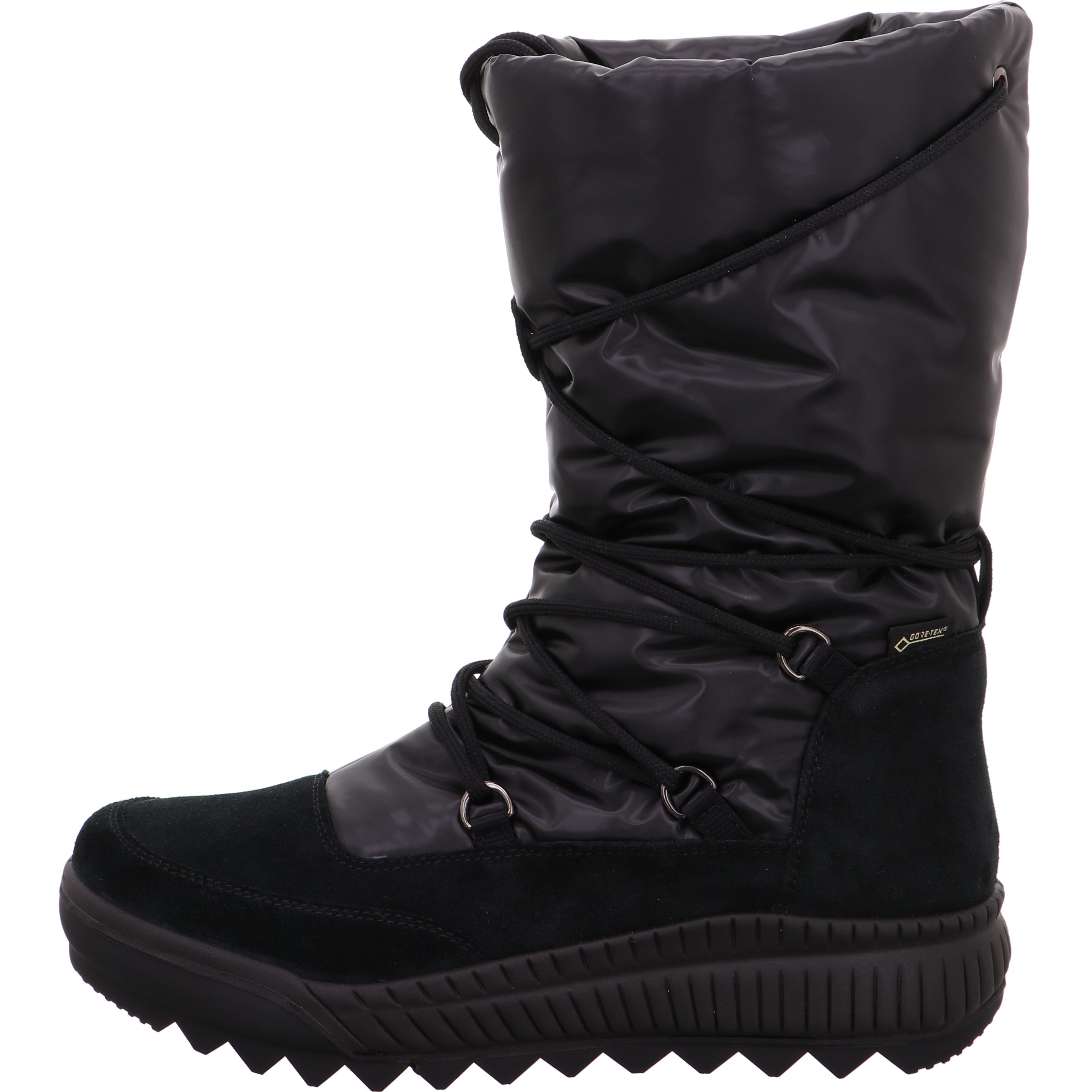 Legero TIRANO Damen Stiefel - Material: Leder/Textil in Schwarz
