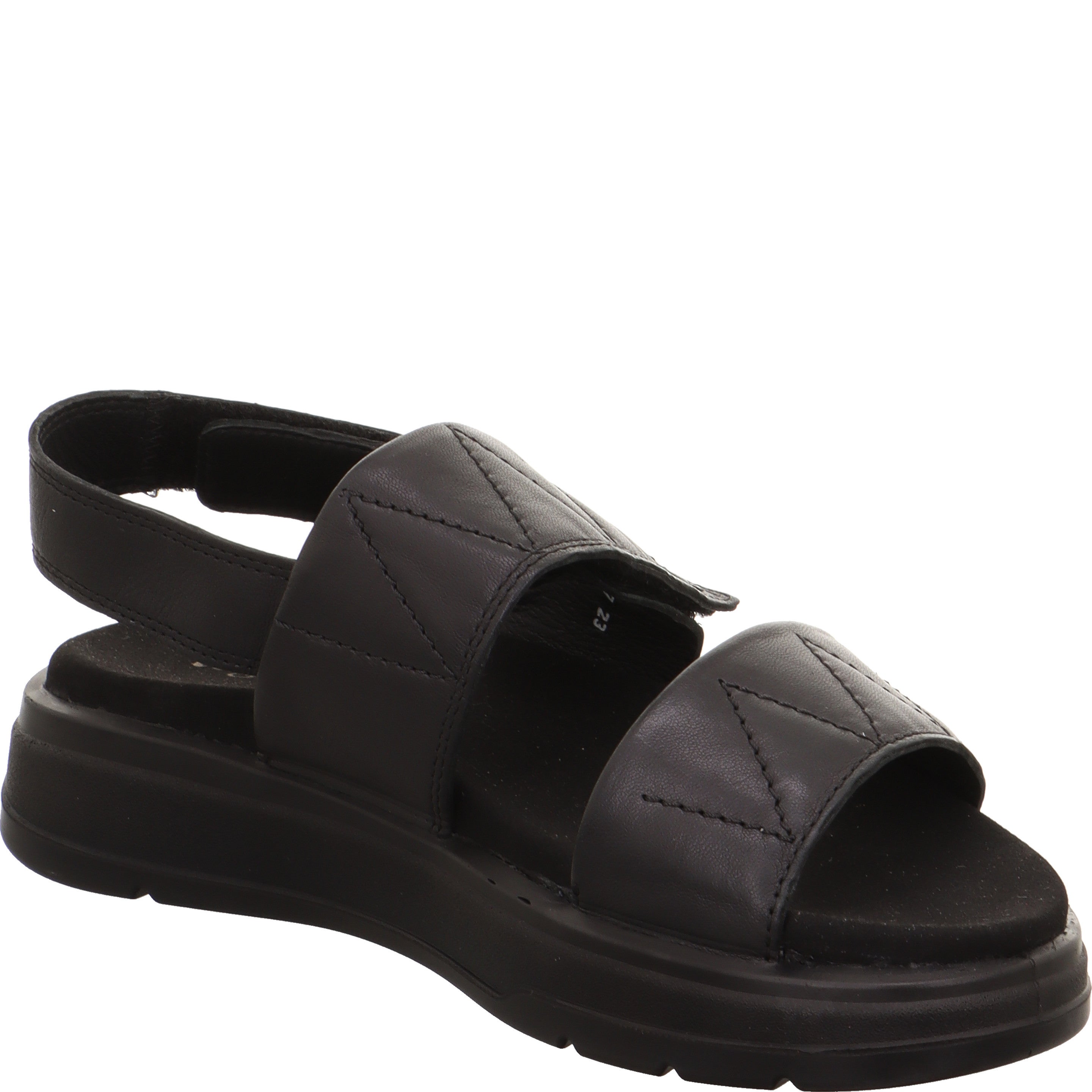 Legero SUNWALKER Damen Sandale - Material: Leder in Schwarz