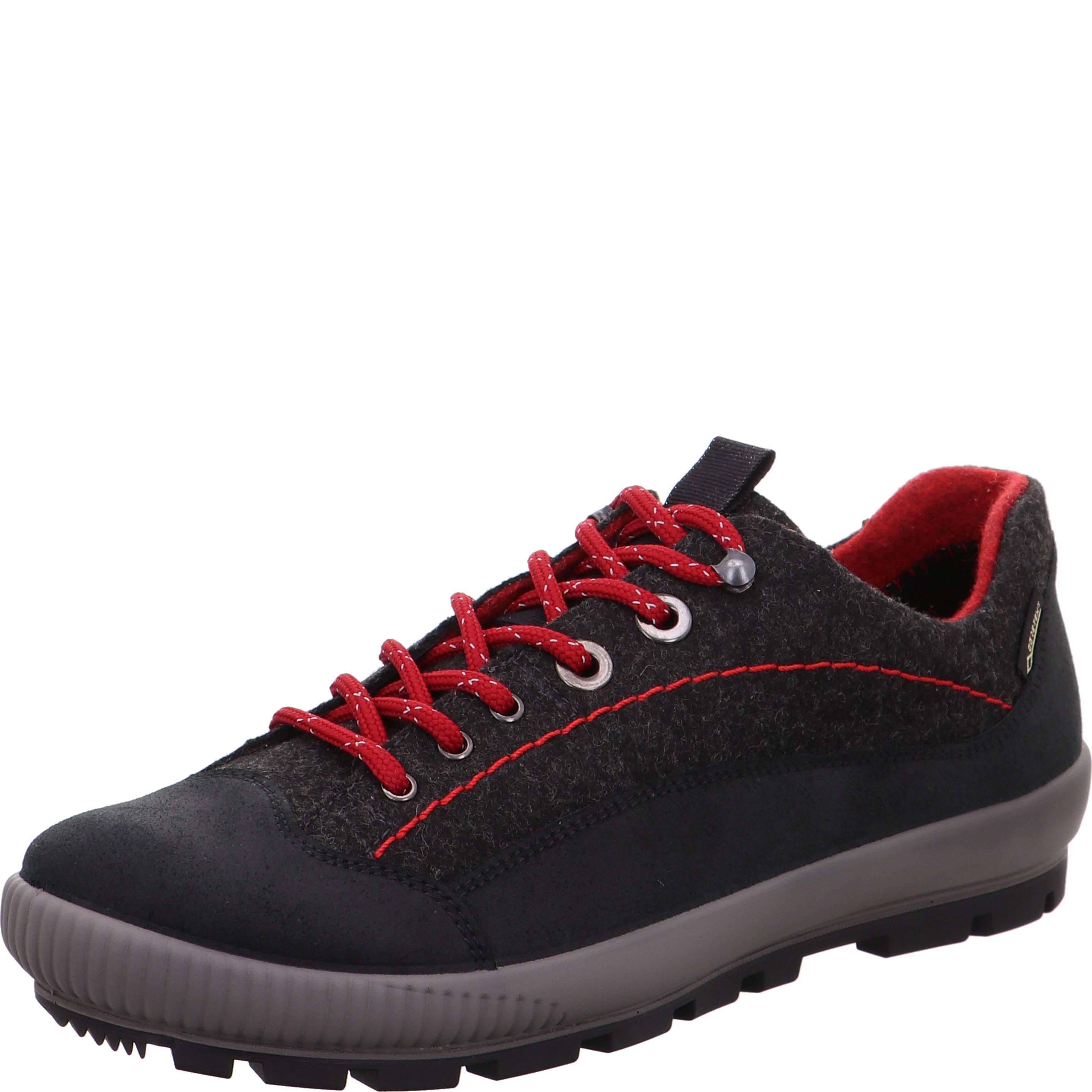 Legero TANARO TREKKING Damen Sneaker low - Material: Leder/Textil in Schwarz