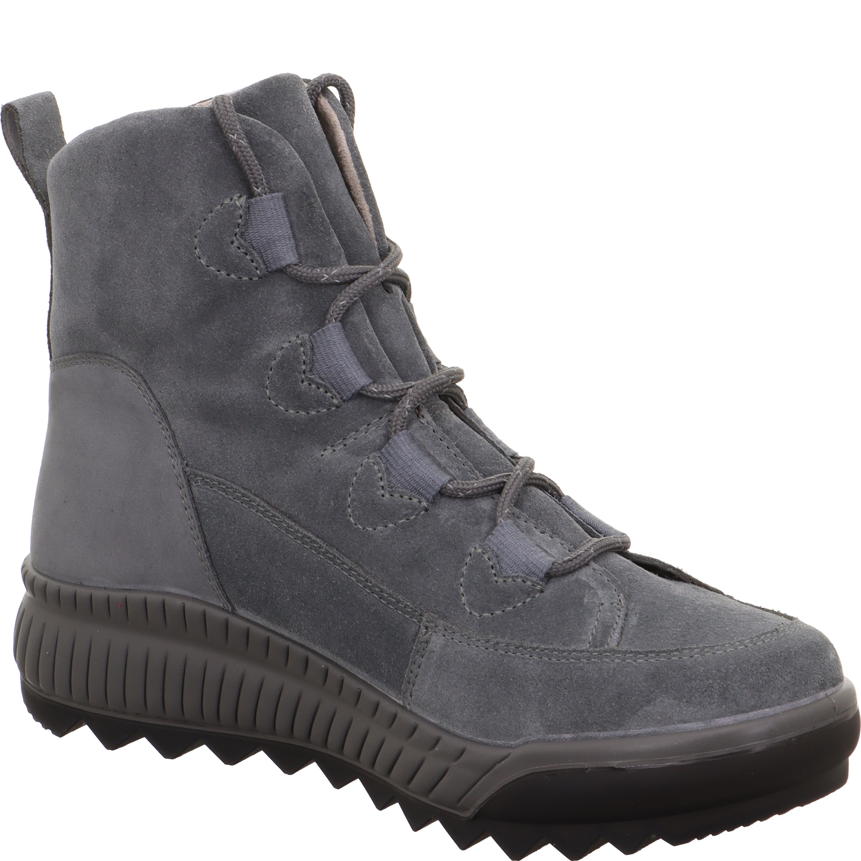 Legero TIRANO Damen Schnürboots - Material: Leder in Grau