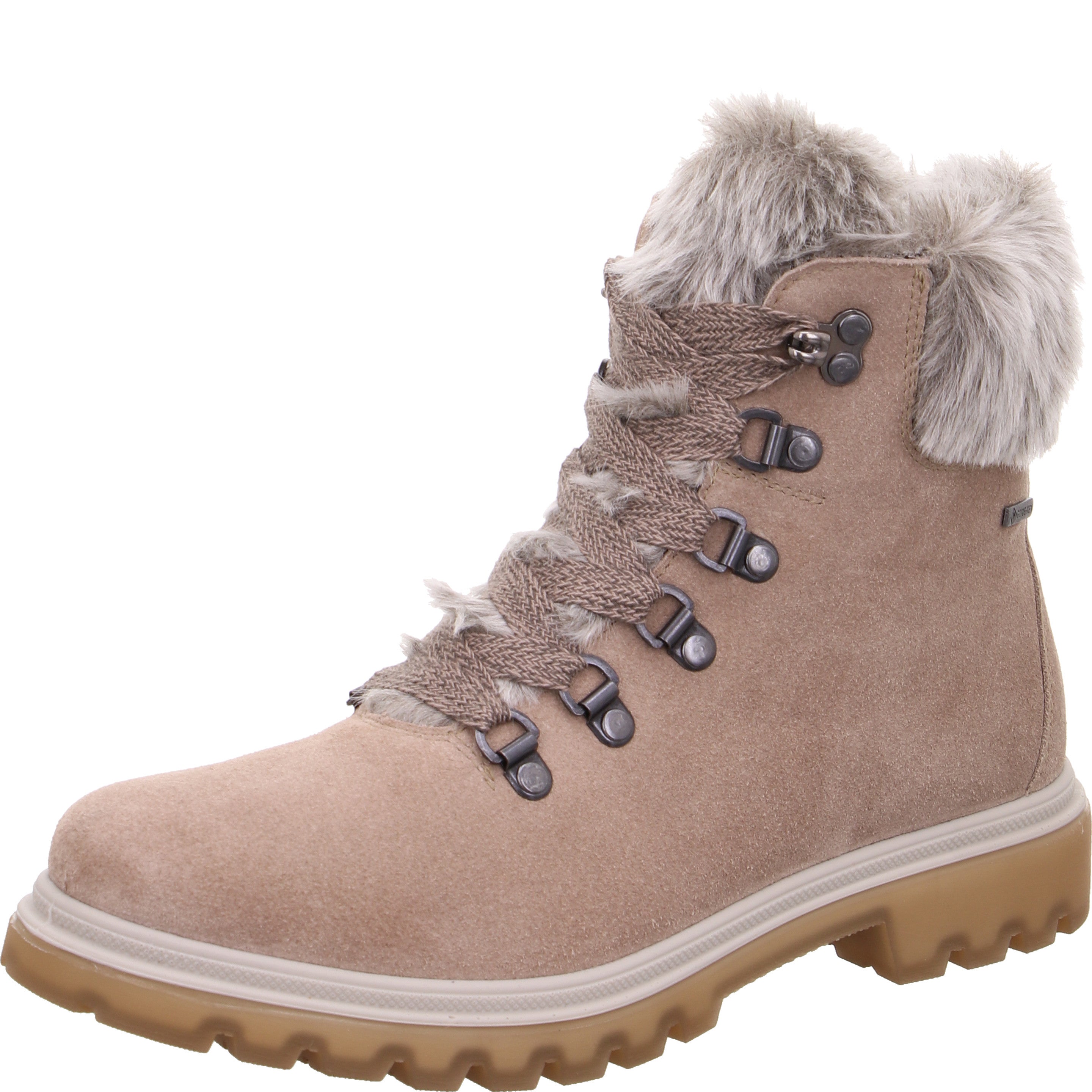 Legero MONTA Damen Schnürboots - Material: Leder in Beige