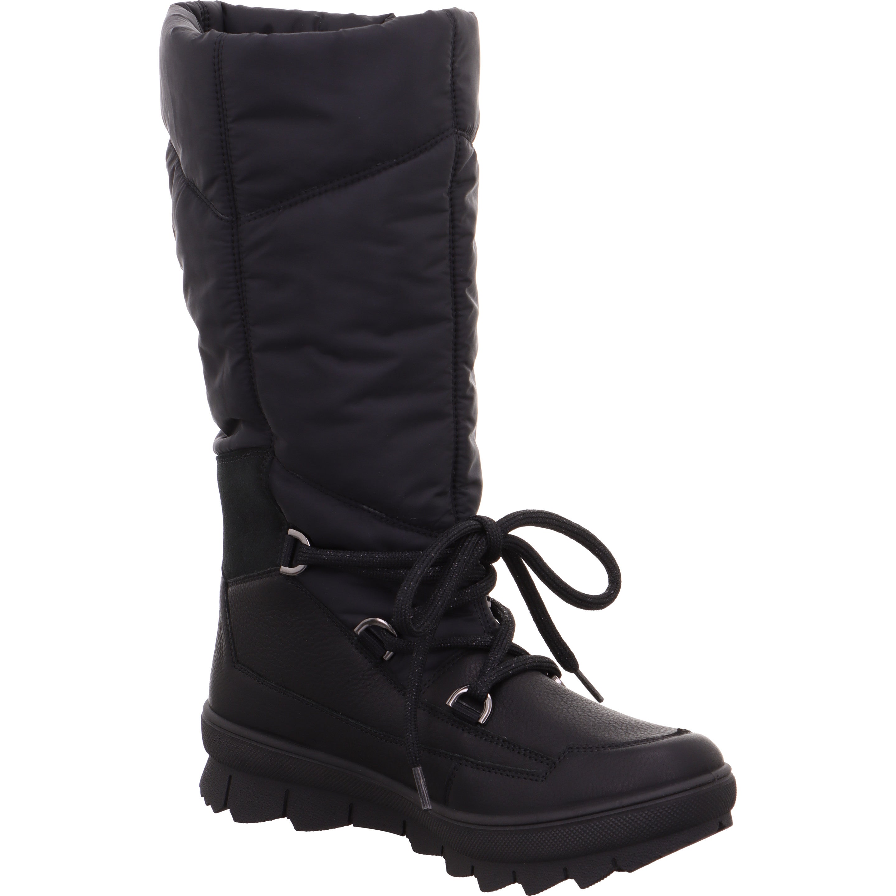 Legero NOVARA Damen Stiefel - Material: Leder/Textil in Schwarz