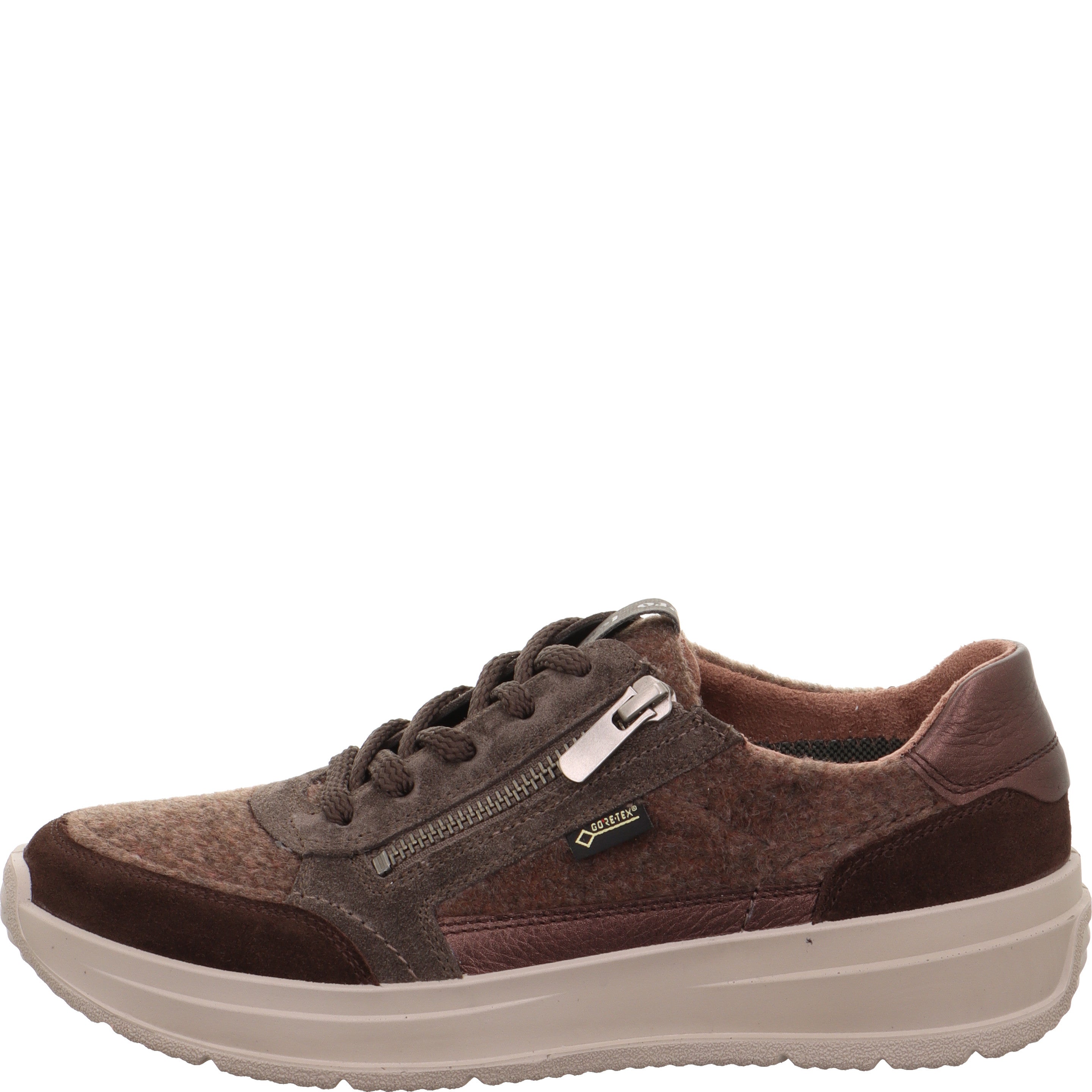 Legero SPRINTER Damen Sneaker low - Material: Leder/Textil in Braun