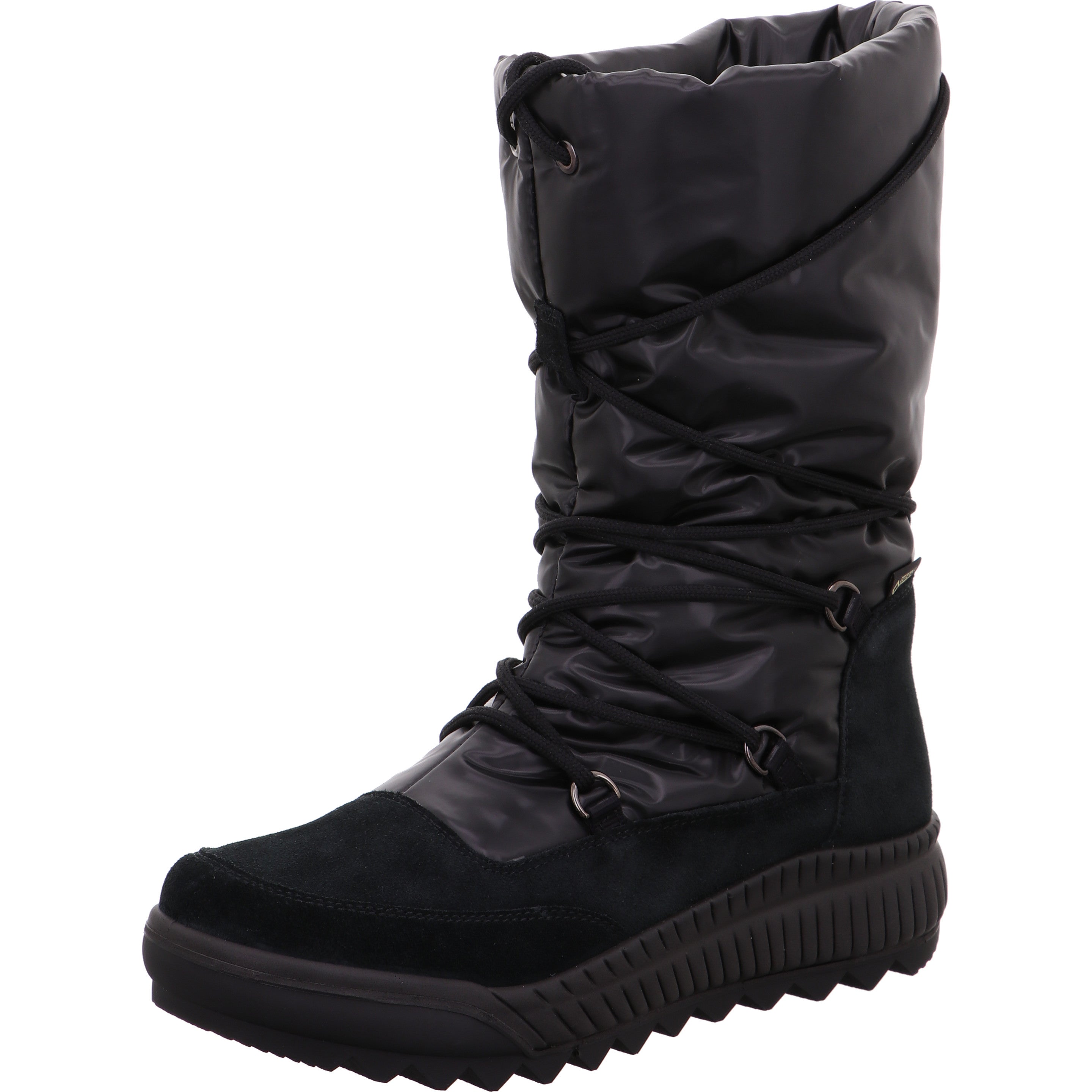 Legero TIRANO Damen Stiefel - Material: Leder/Textil in Schwarz