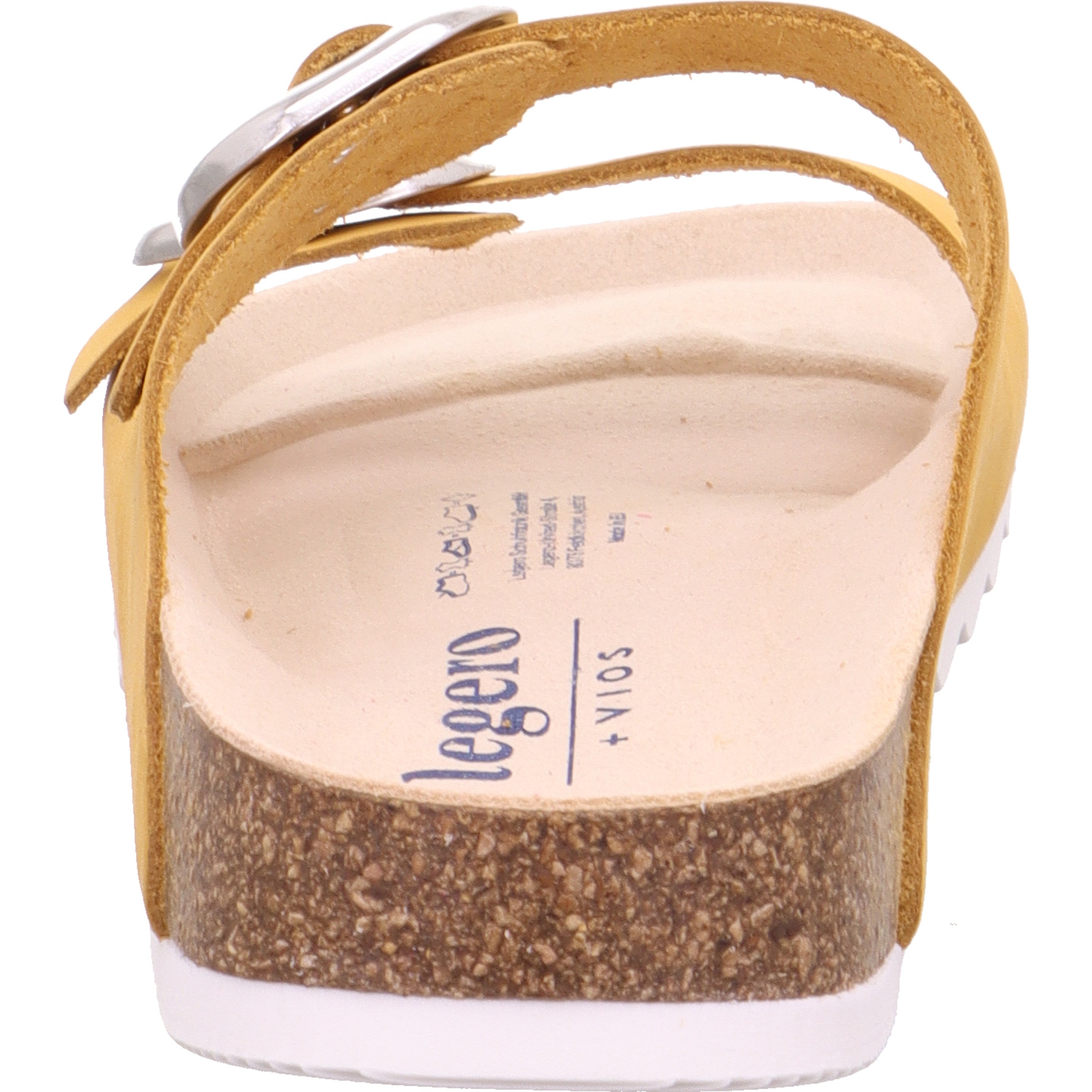 Legero CLEAR Damen Pantolette - Material: Leder in Gelb