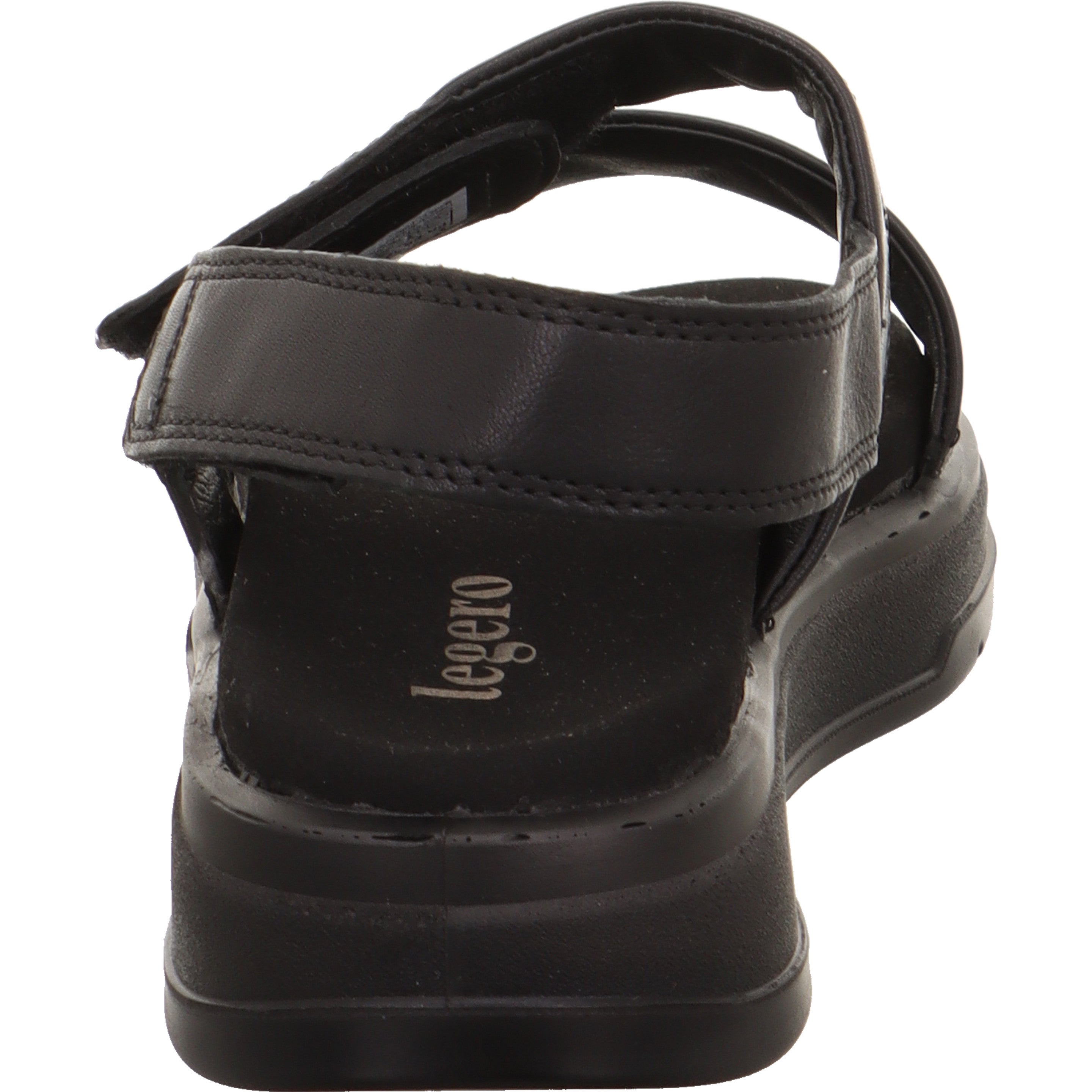 Legero SUNWALKER Damen Sandale - Material: Leder in Schwarz