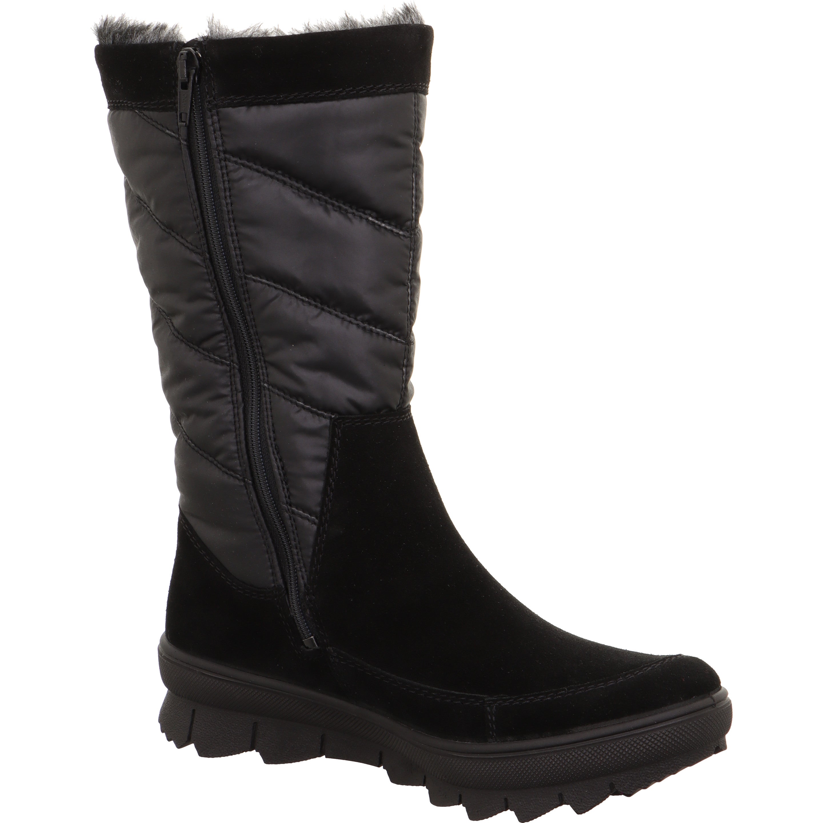 Legero NOVARA Damen Stiefel - Material: Leder/Textil in Schwarz