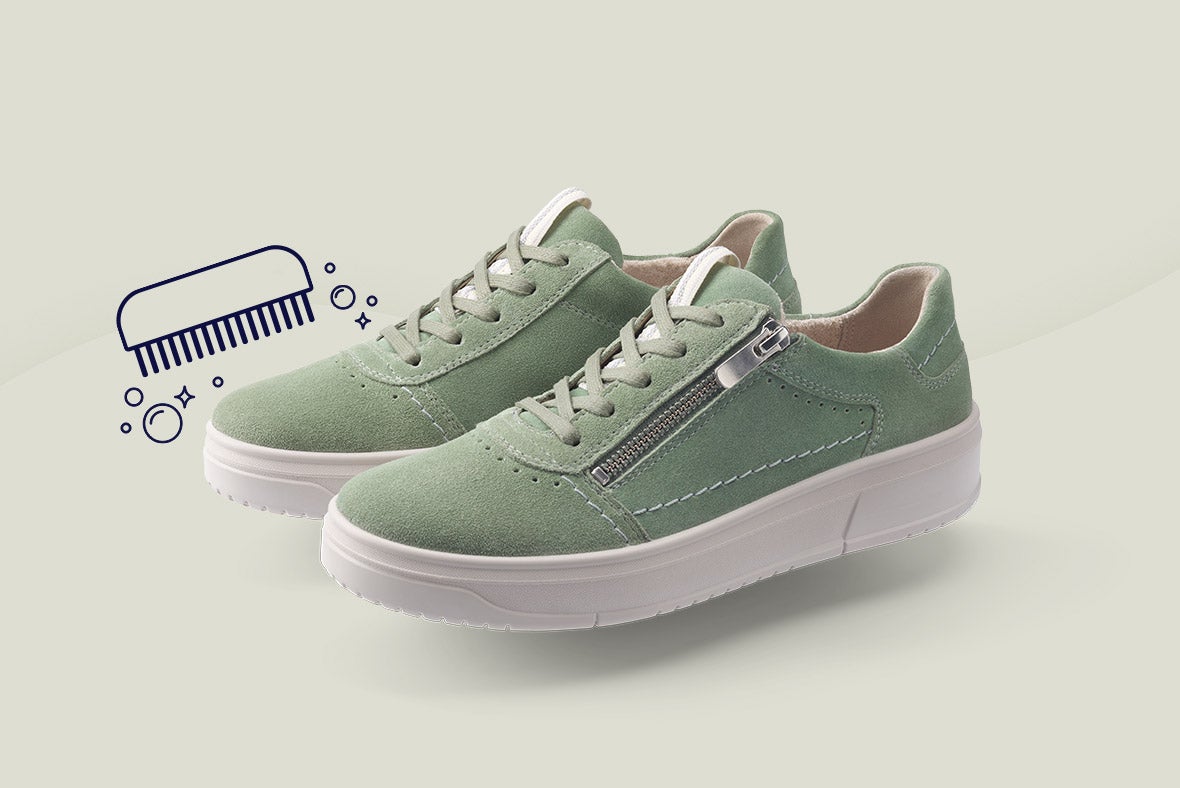 Schuhe imprägnieren - Schritt 1: Schuh reinigen