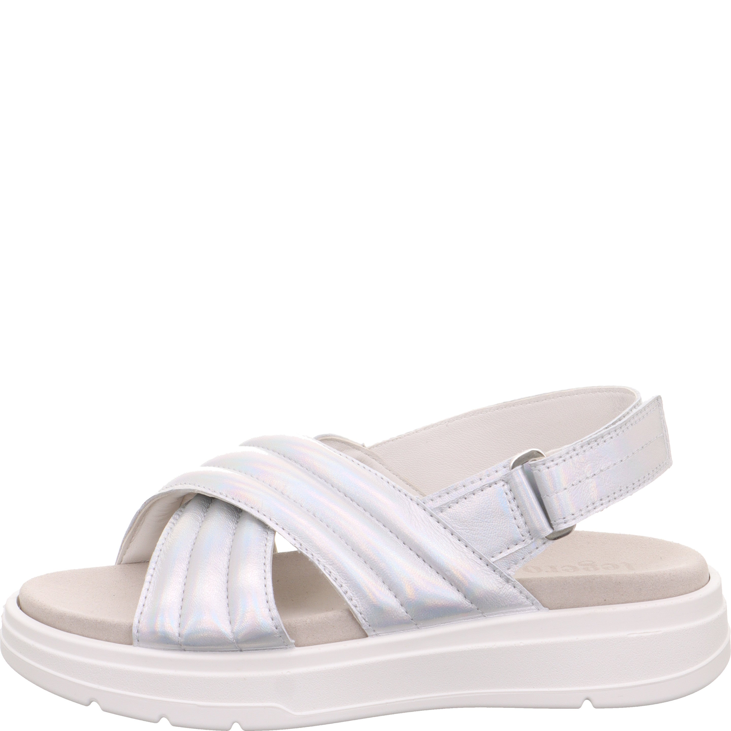 Legero SUNWALKER Damen Sandale - Material: Leder in Metallic