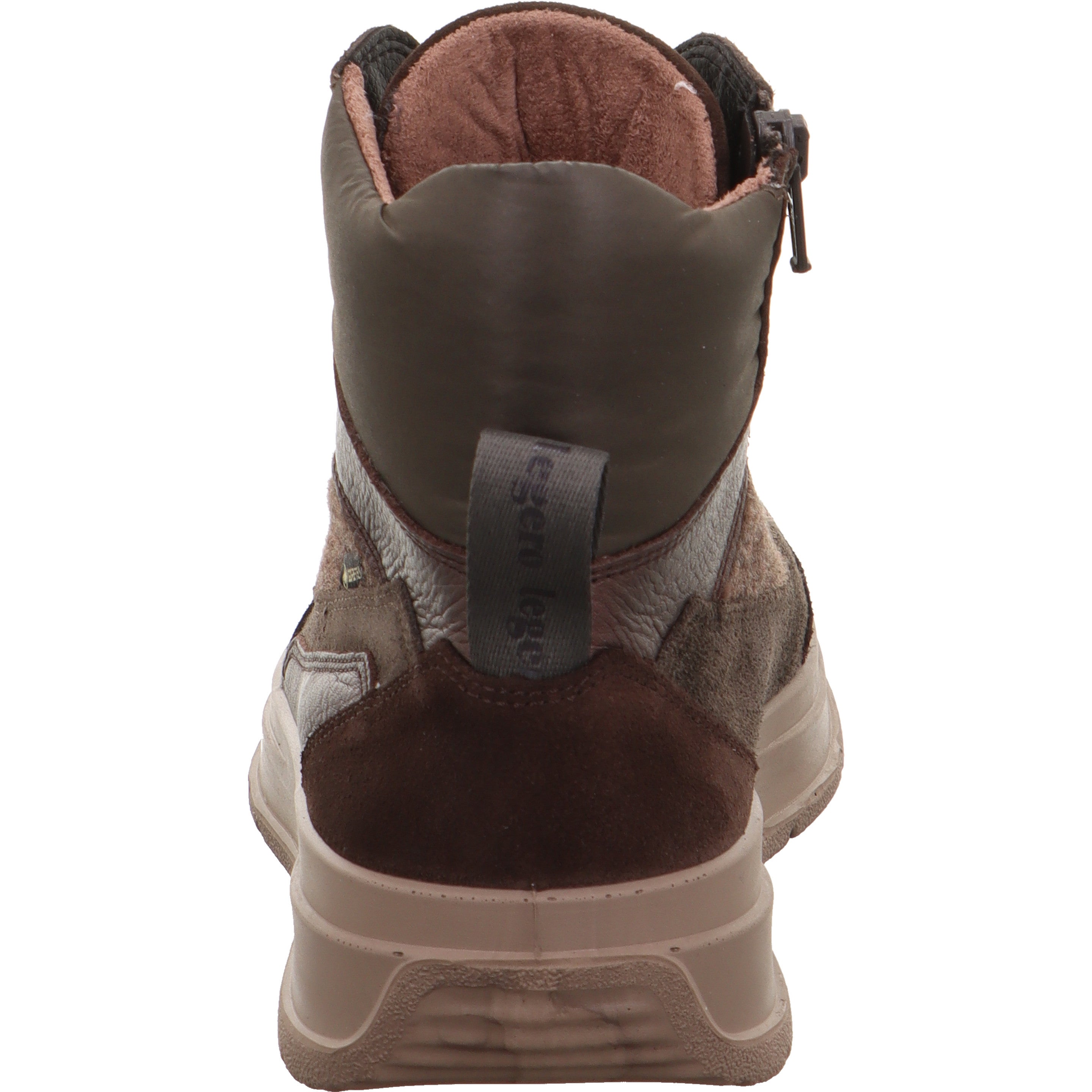 Legero SPRINTER Damen Sneaker high - Material: Leder/Textil in Braun