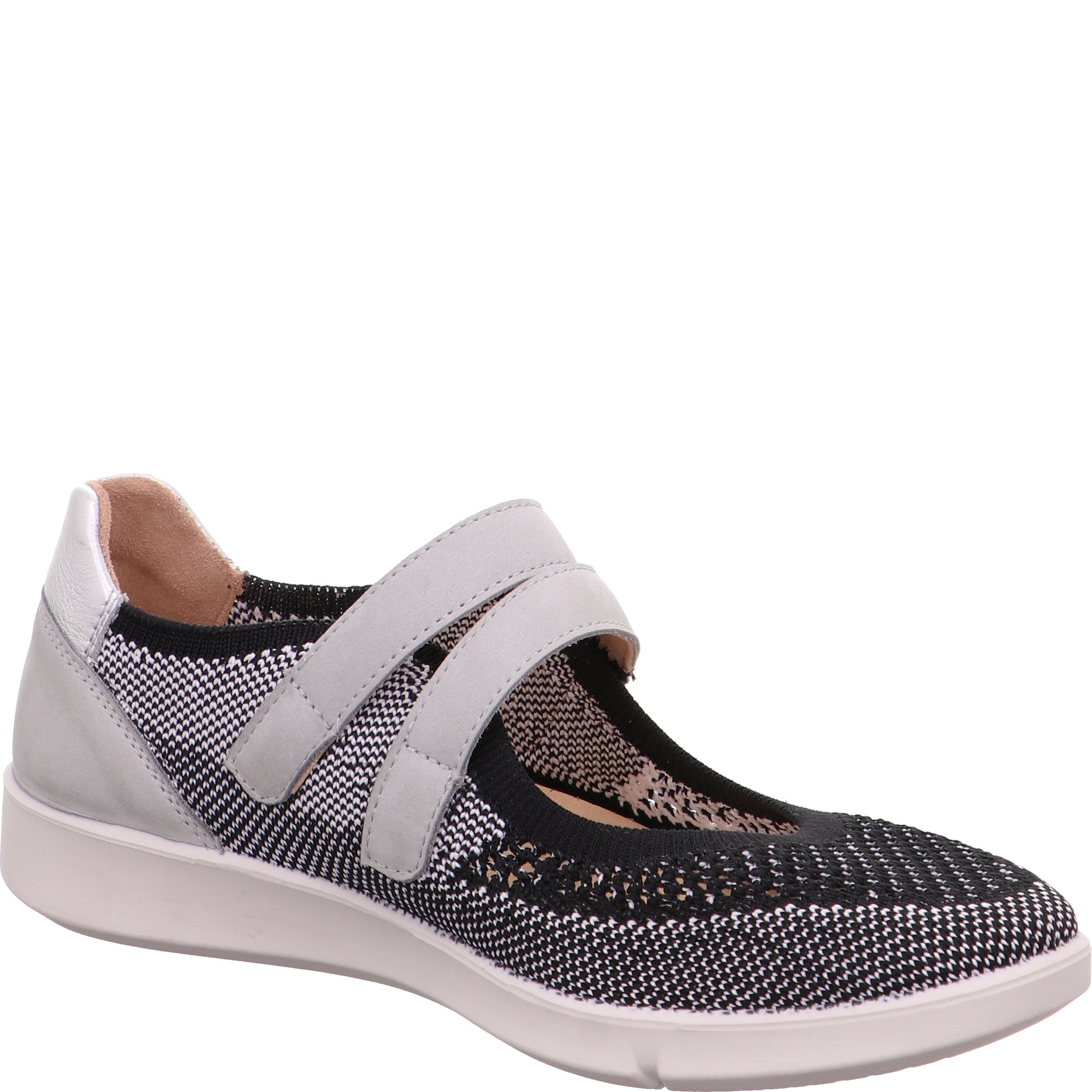 Legero LUCCA Damen Ballerina - Material: Leder/Textil in Grau