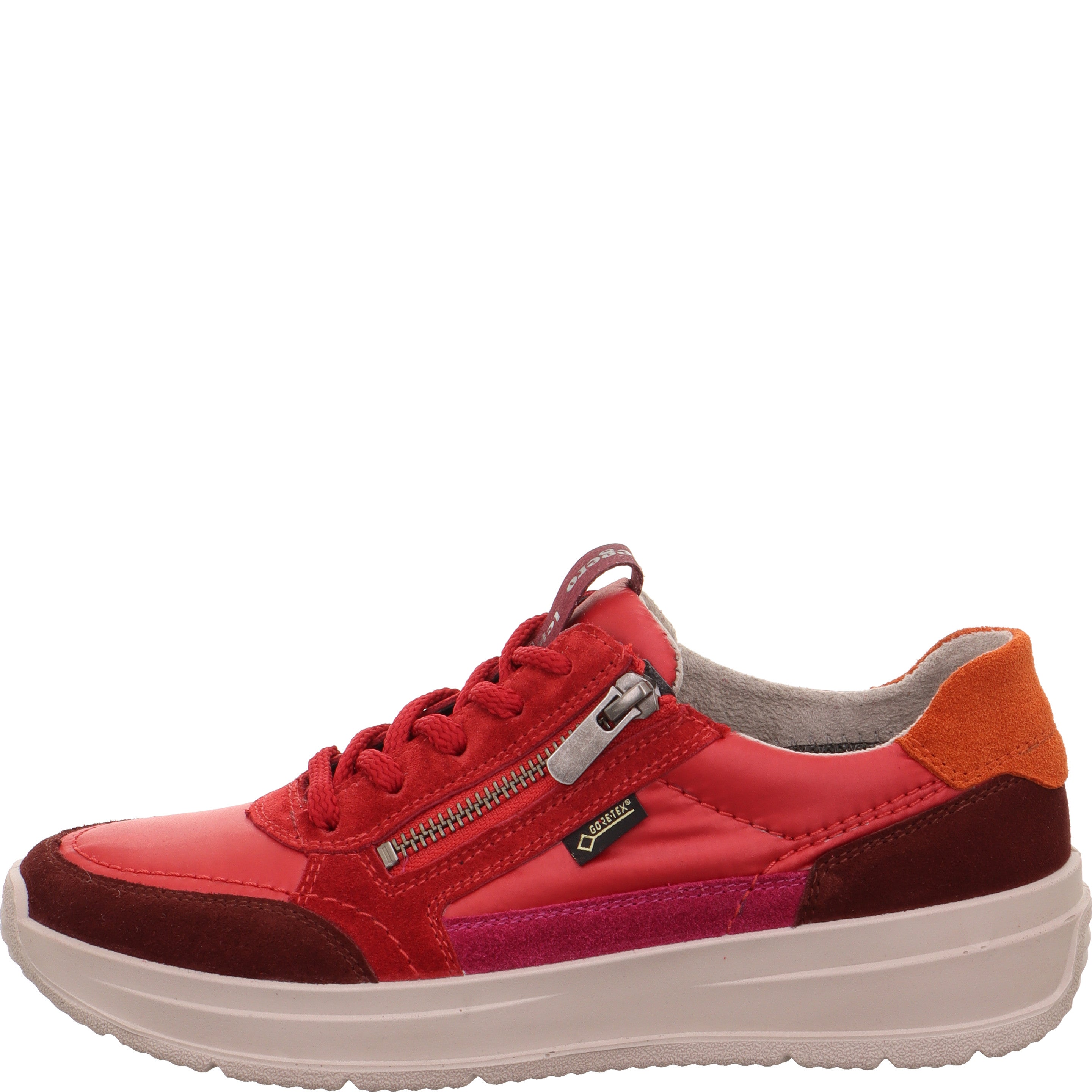 Legero SPRINTER Damen Sneaker low - Material: Leder/Textil in Rot