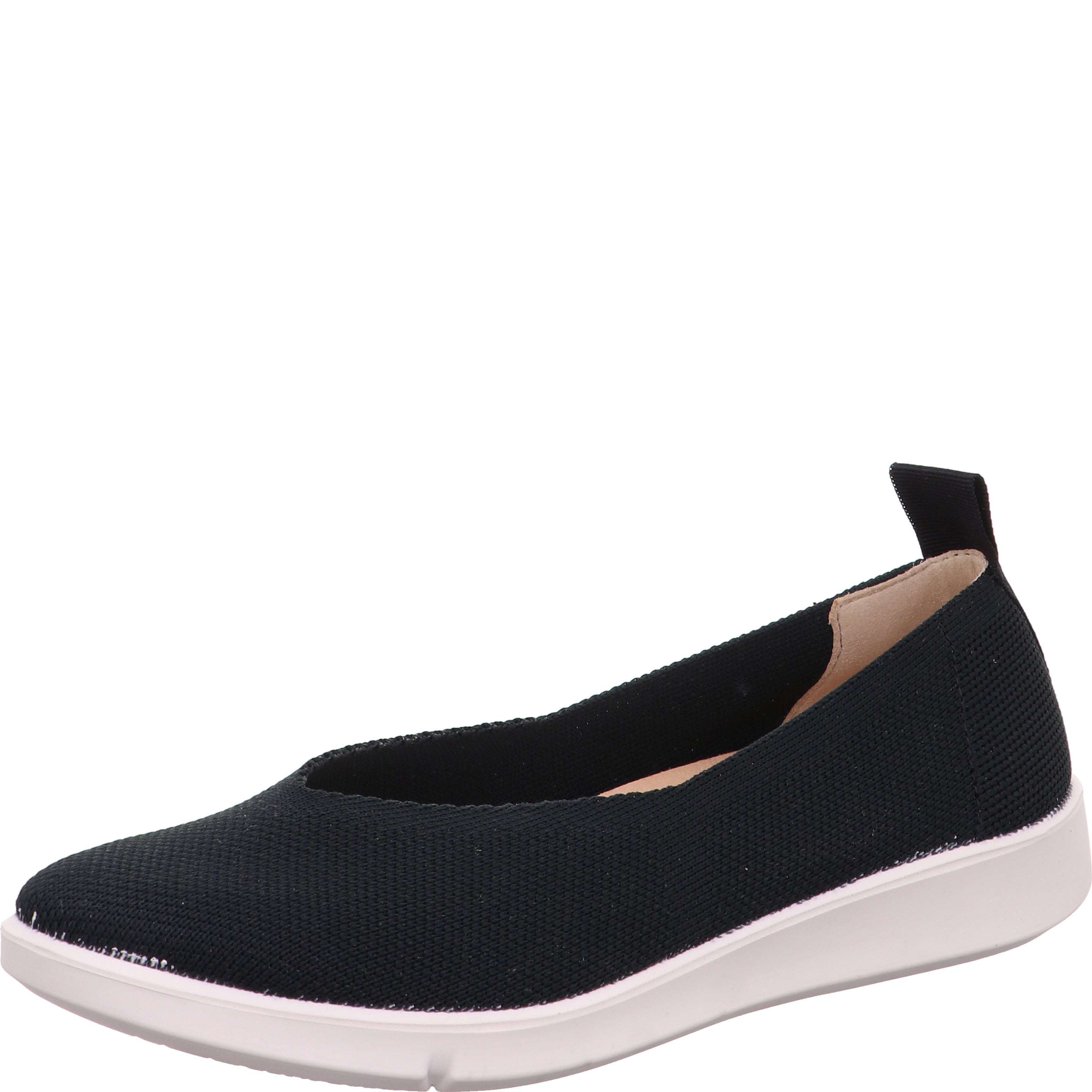 Legero LUCCA Damen Ballerina - Material: Textil in Schwarz