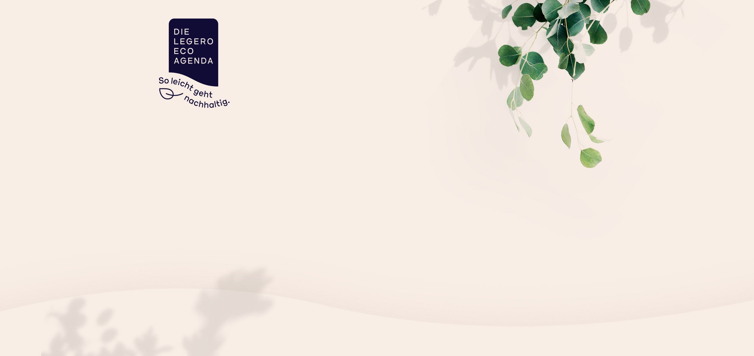 Die legero Eco Agenda - Nachhaltigkeit