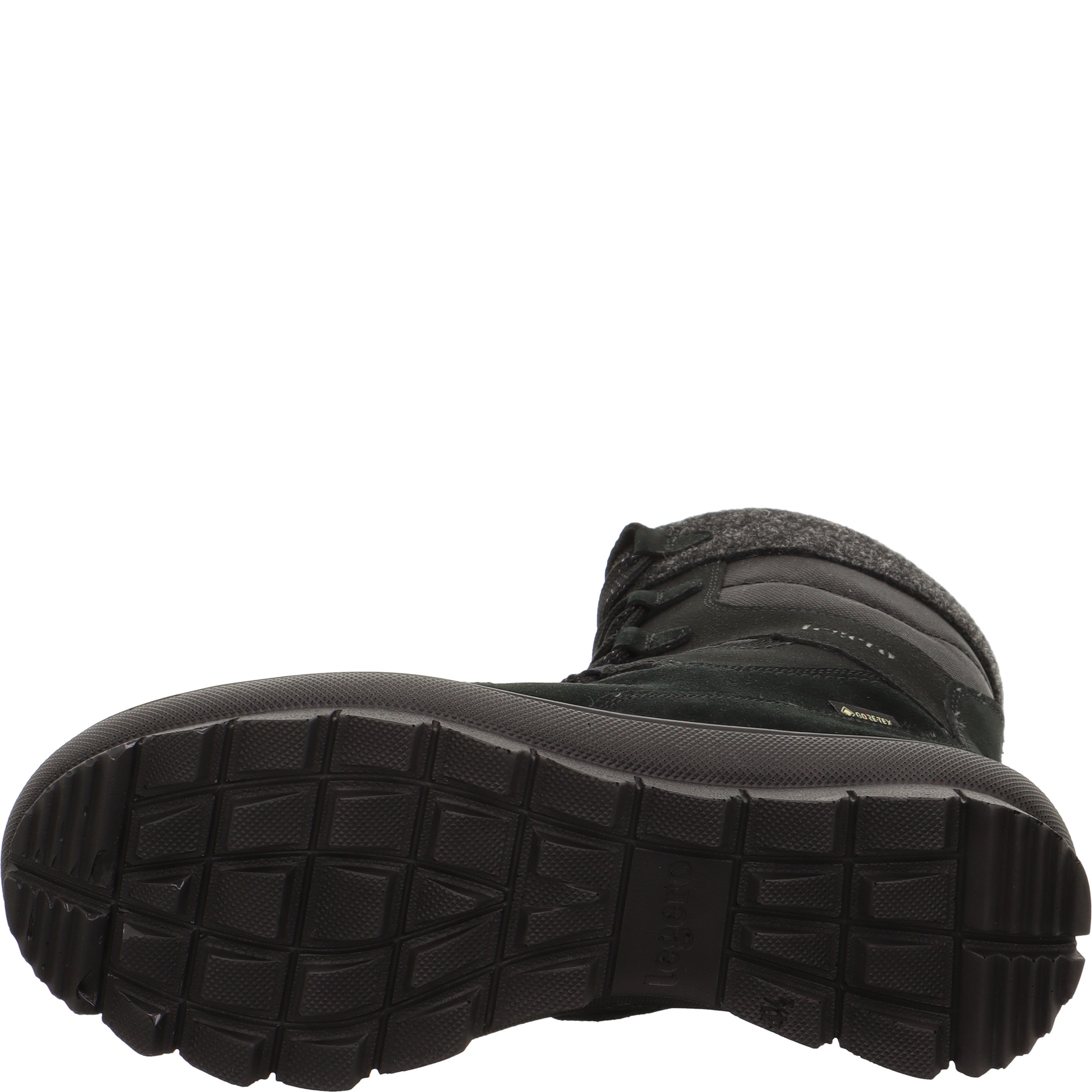 Legero NOVARA Damen Schnürboots - Material: Leder/Textil in Schwarz