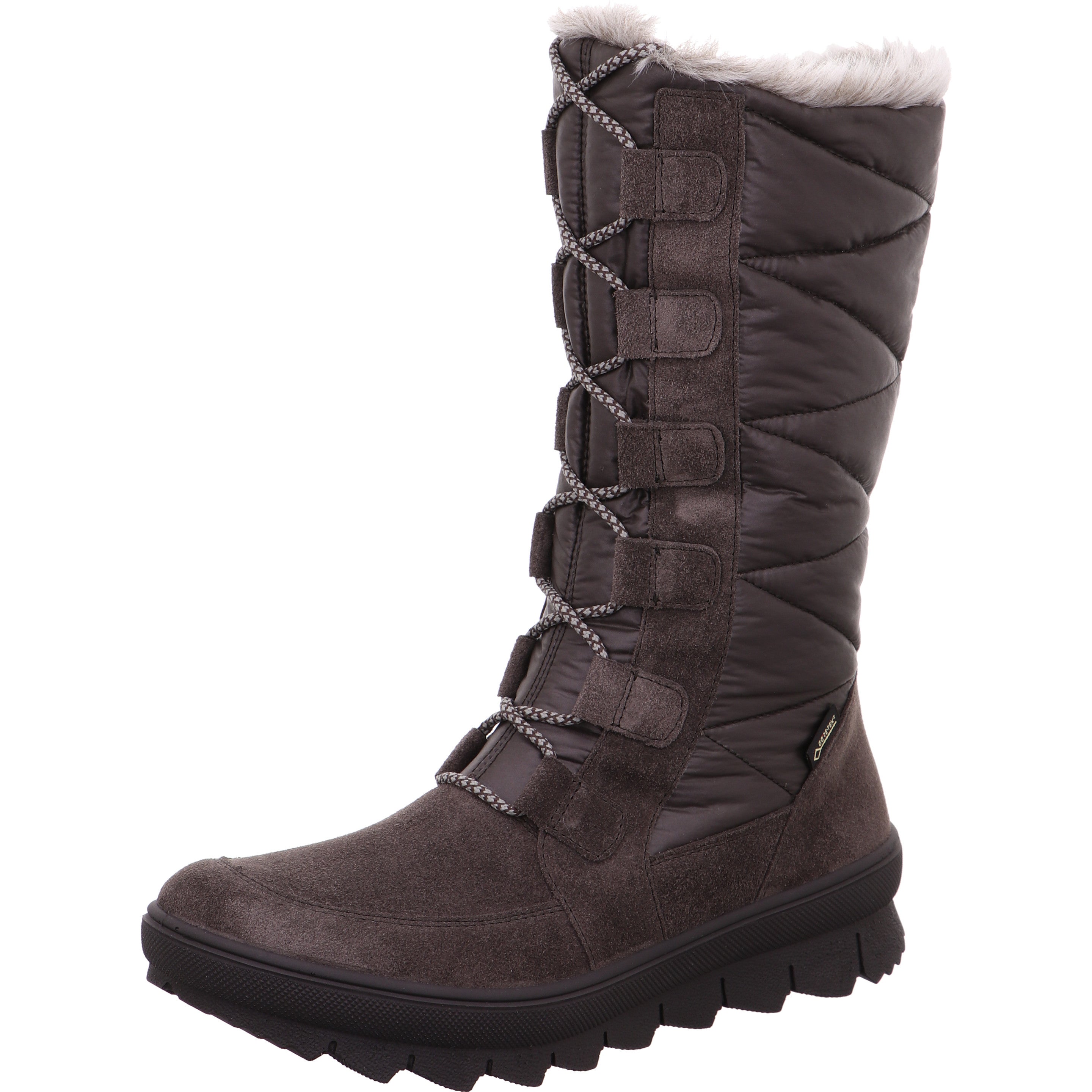 Legero NOVARA Damen Stiefel - Material: Leder/Textil in Grau