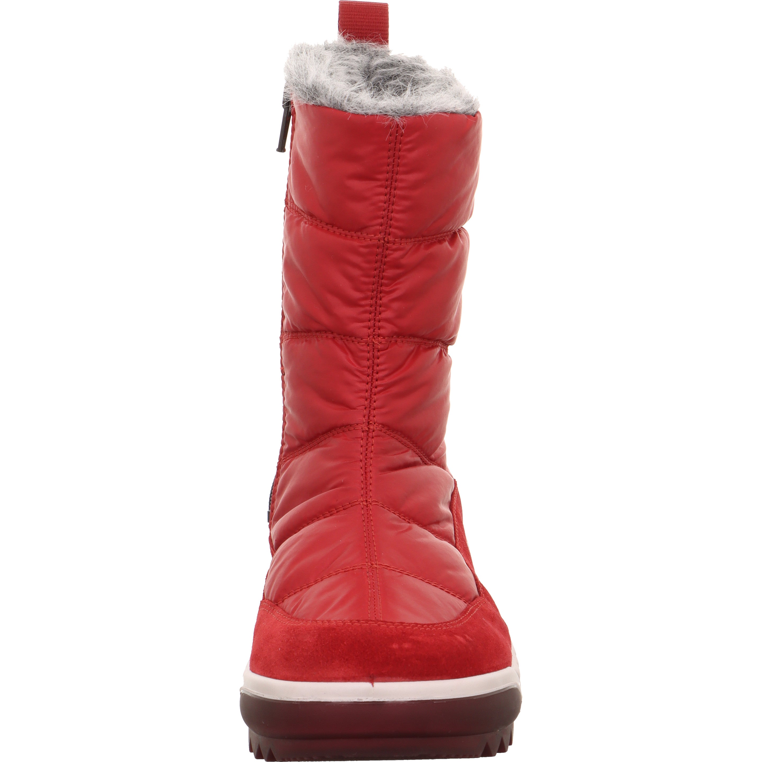 Legero TIRANO Damen Stiefel - Material: Leder/Textil in Rot