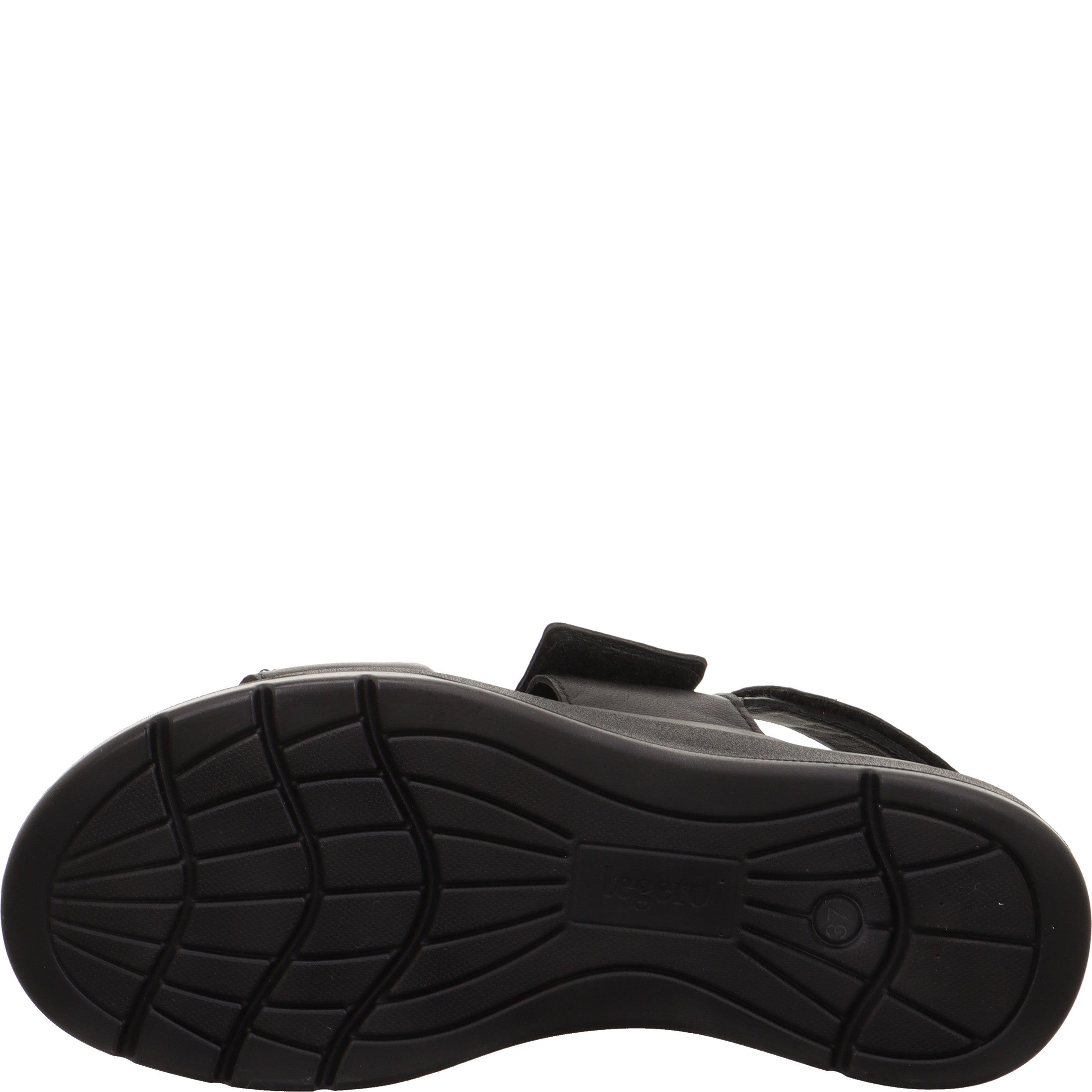 Legero SUNWALKER Damen Sandale - Material: Leder in Schwarz